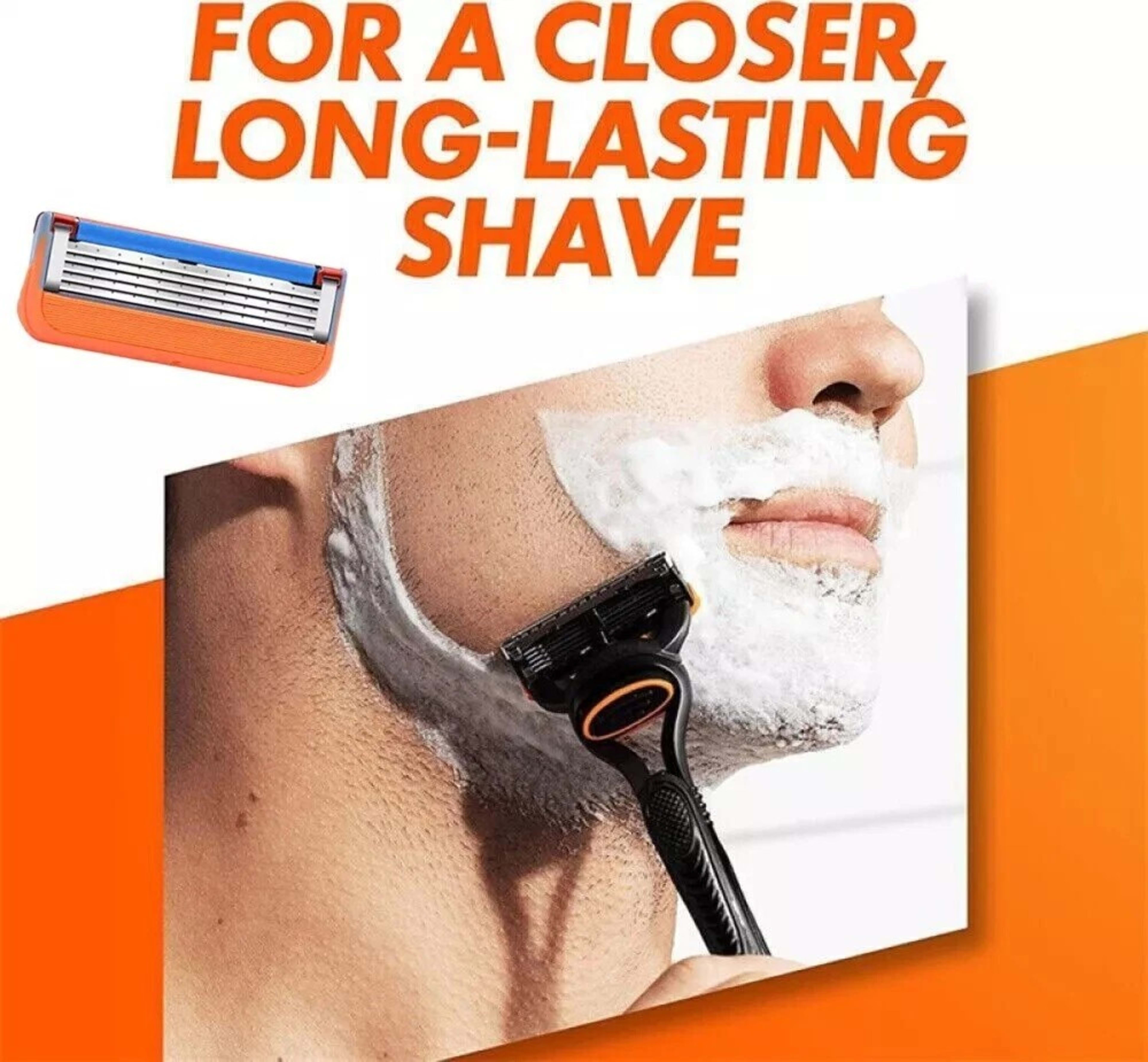 8PCS Disassembled Stainless Steel Shaver Blade Holder For Men's Razor Blades,Gillette Fusion Blade Refills Compatible 7