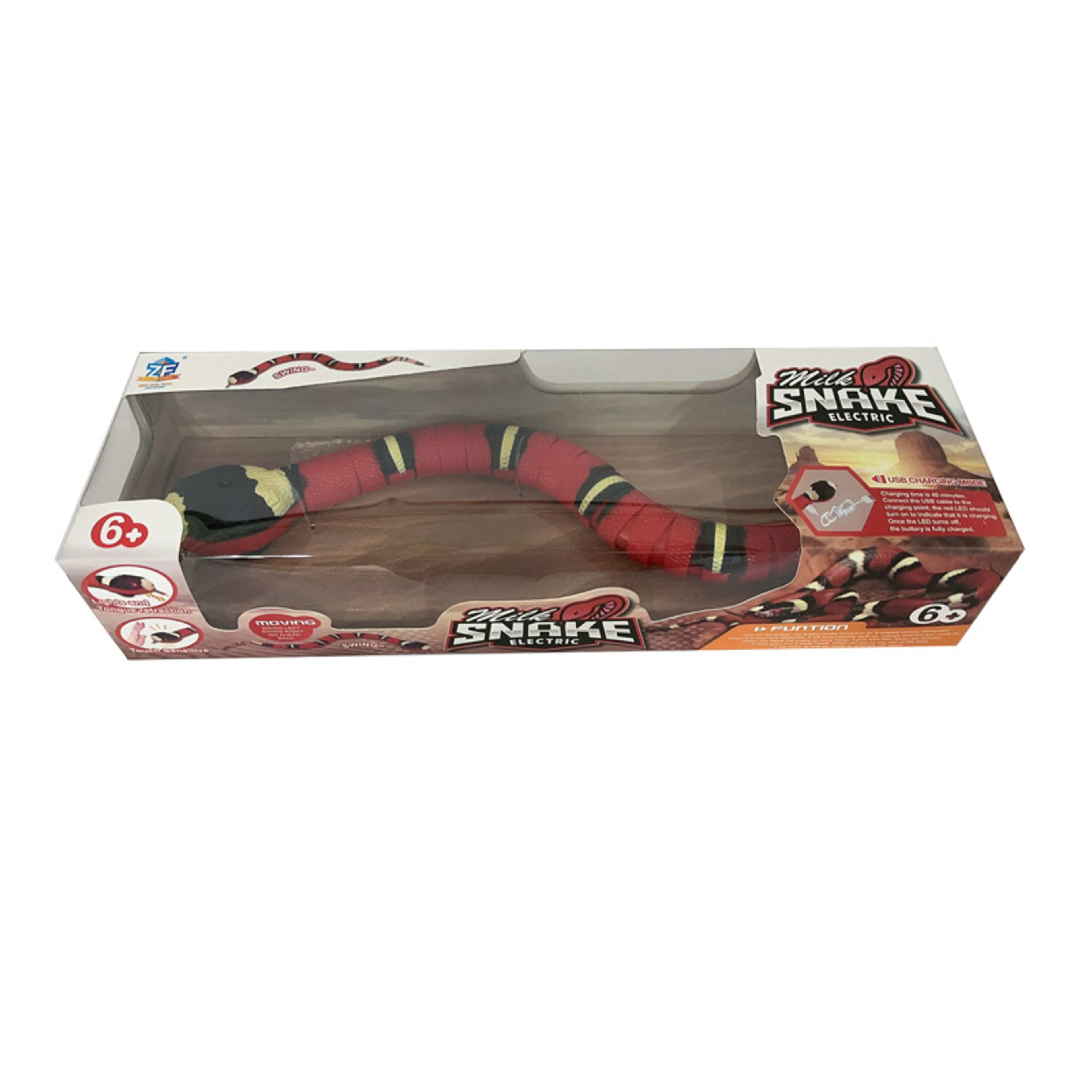 Remote Control Electric Toys Intelligent Induction Obstacle Avoidance Silver Ring Snake 2