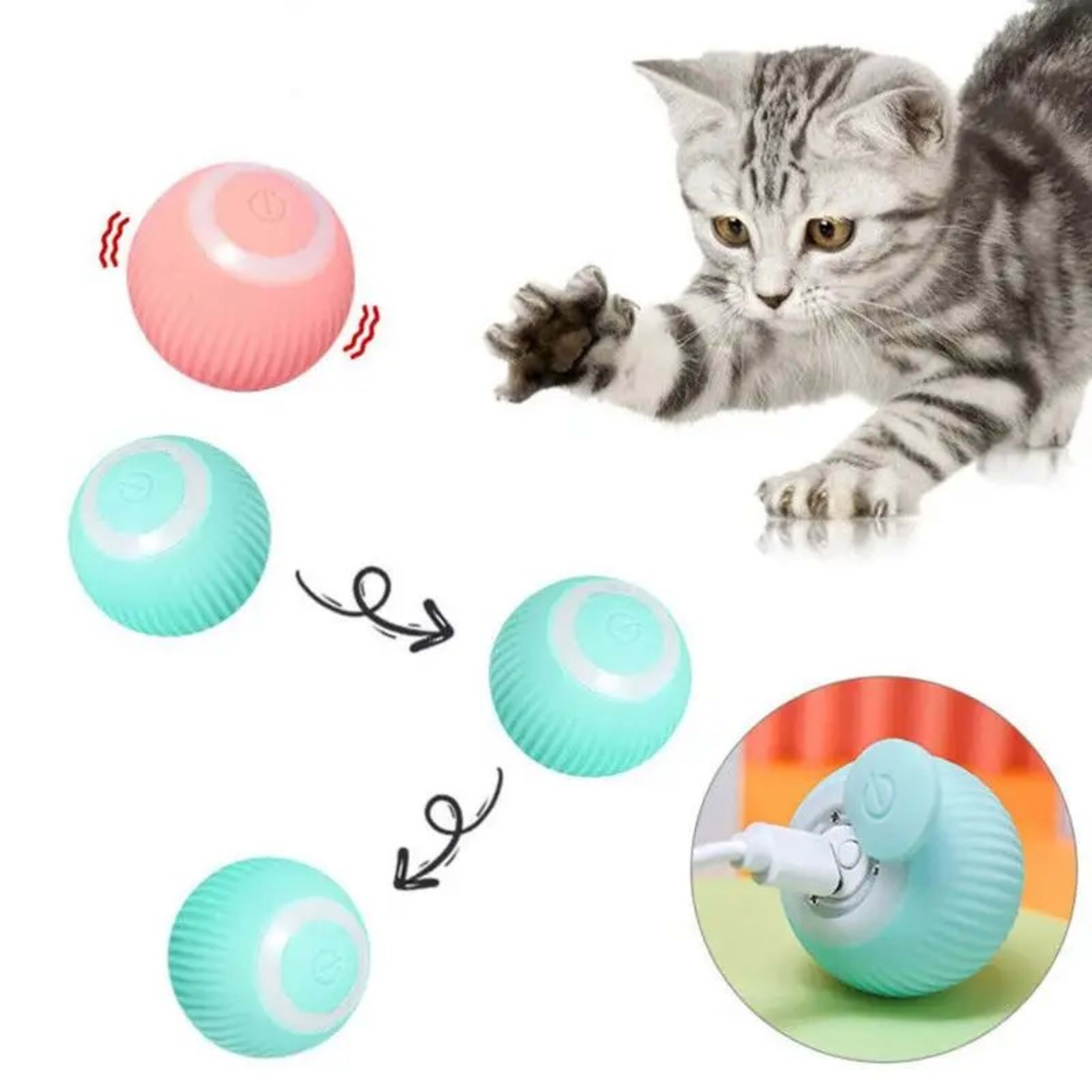 Electric Dog Cat Ball Toy,Indoor Large And Small Cat Dog Interactive Intelligent Rolling Pet Ball 9