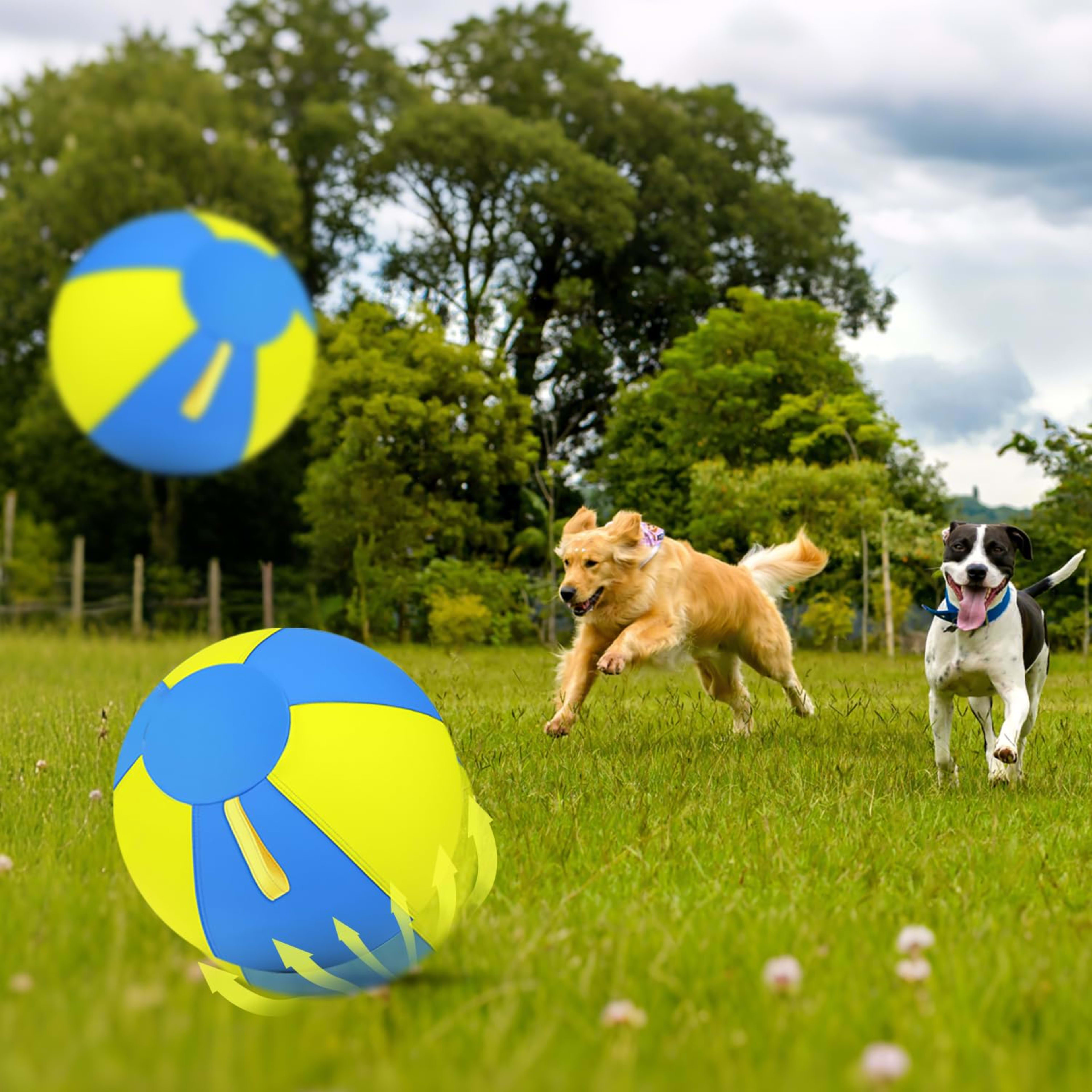Herding Ball For Dogs, 25 Inch Large Dog Ball Toy With Handles, Anti Burst Interactive Toy For Large Breeds, German Shep 7
