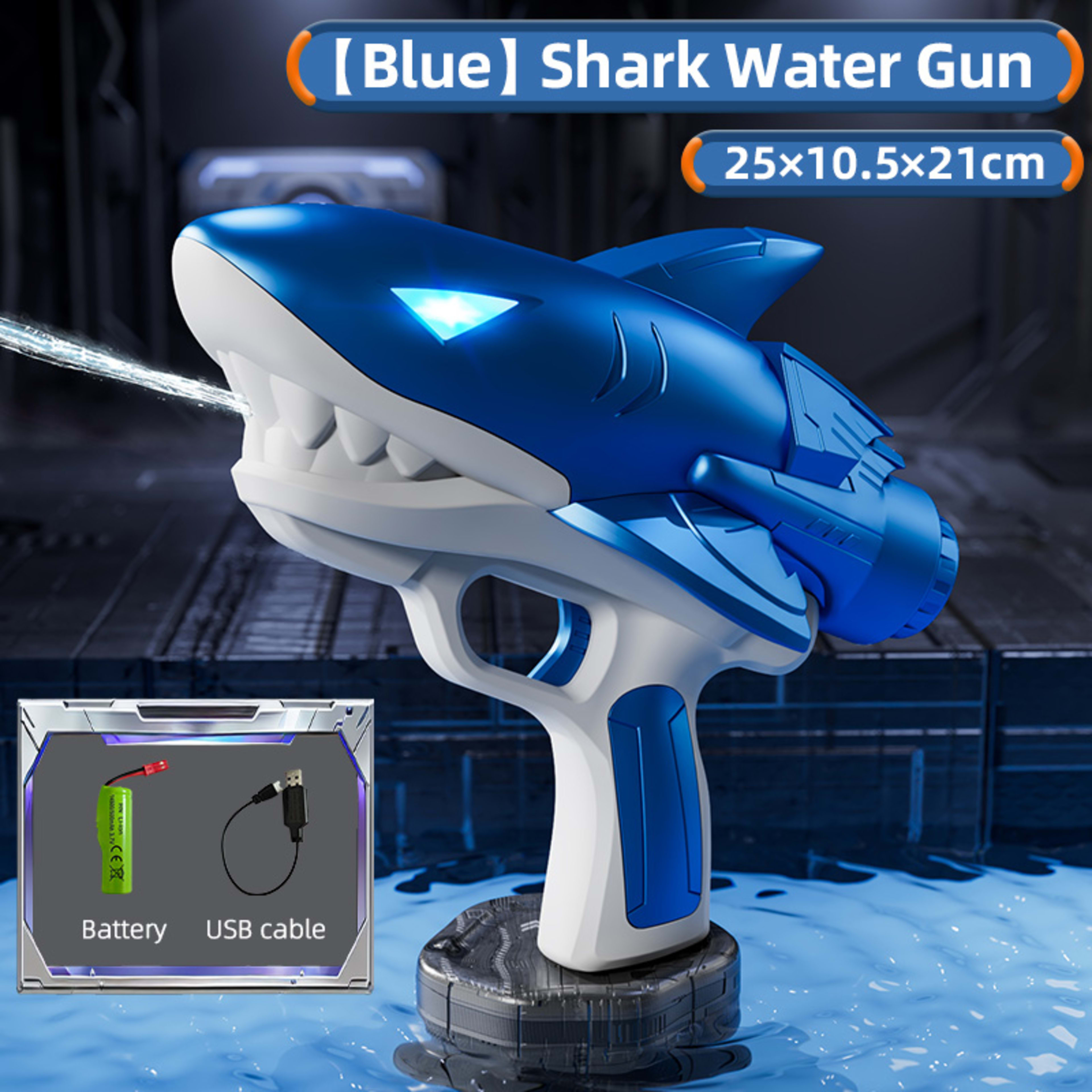 Shark Water Gun SYSQ-Gray,Blue 3