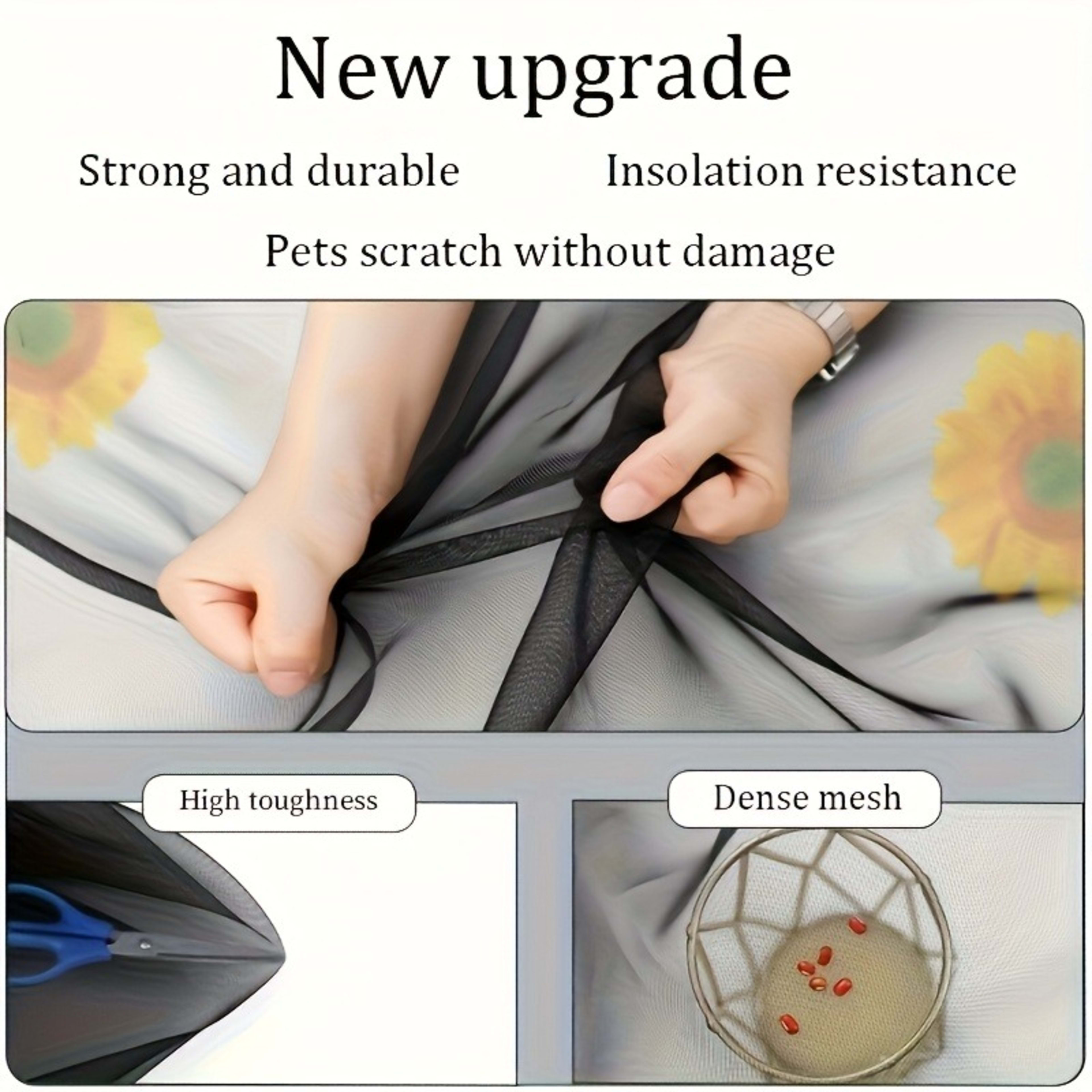 One Automatic Self-closing Magnetic Screen Door With Powerful Magnetic Blocks To Ensure A Tight Closure, Preventing Mosq 3