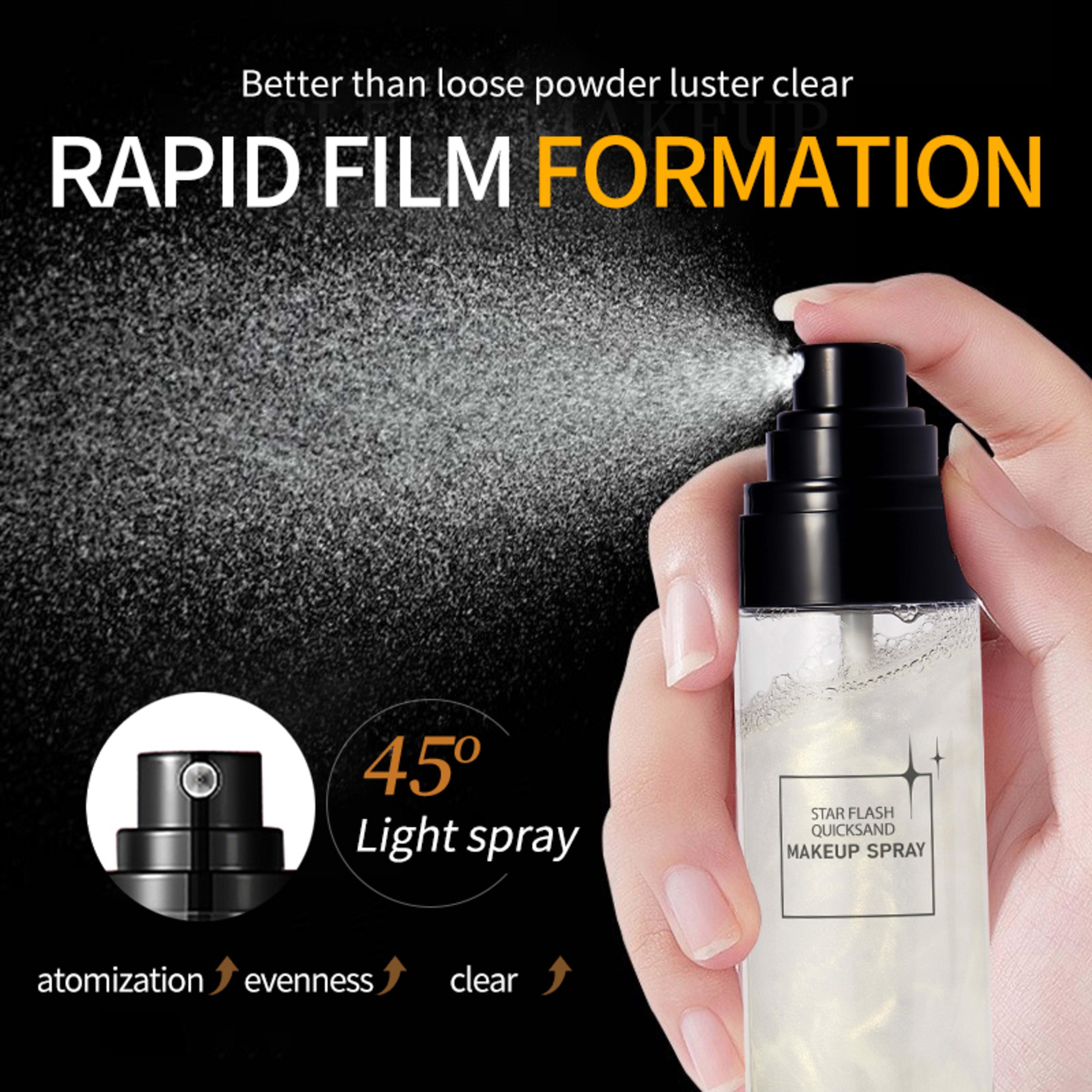 Hanlun Meiyu Sparkling Sand Setting Spray 2