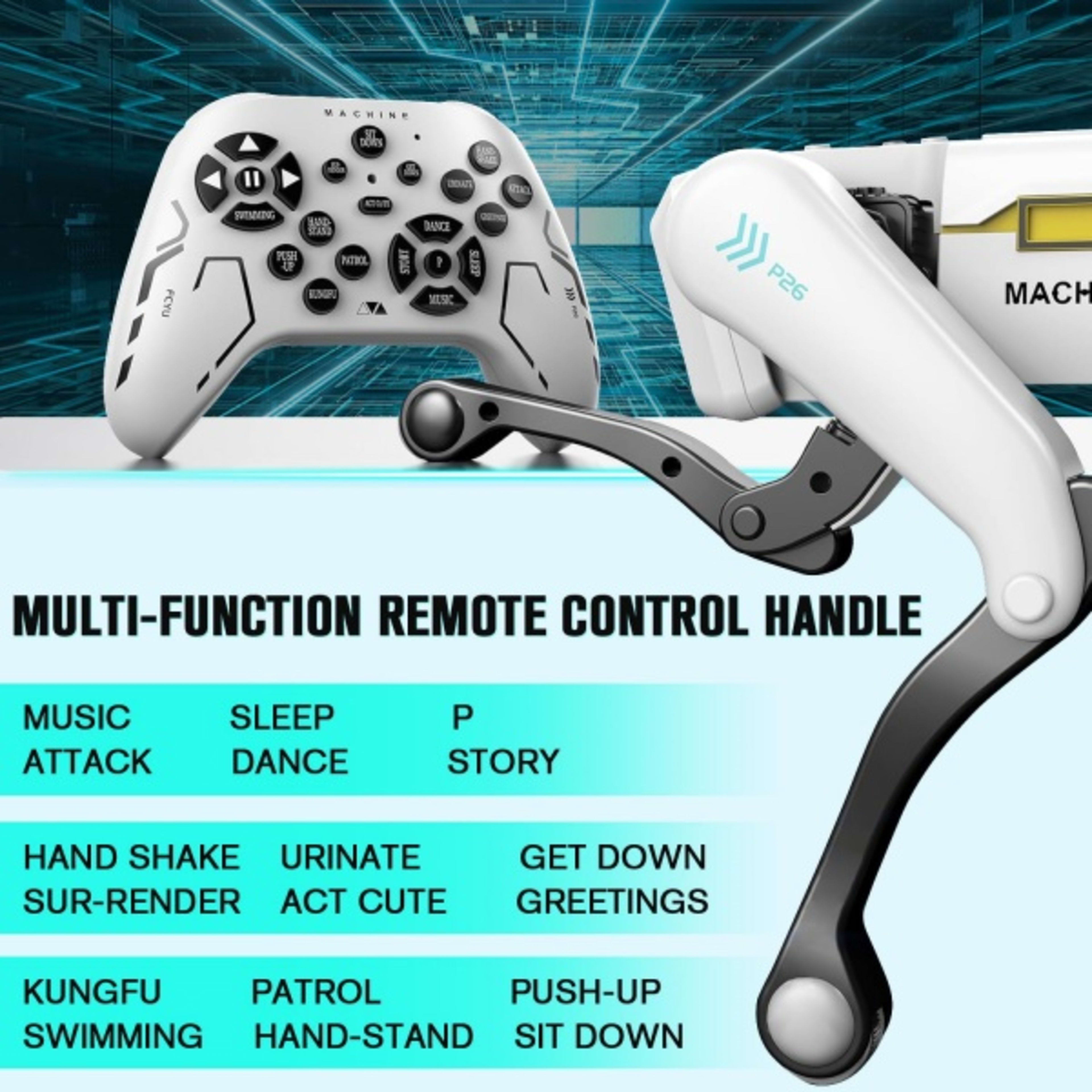 Intelligent AI RC Robot Dog Voice Dialogue APP Remote Control Programming Singin