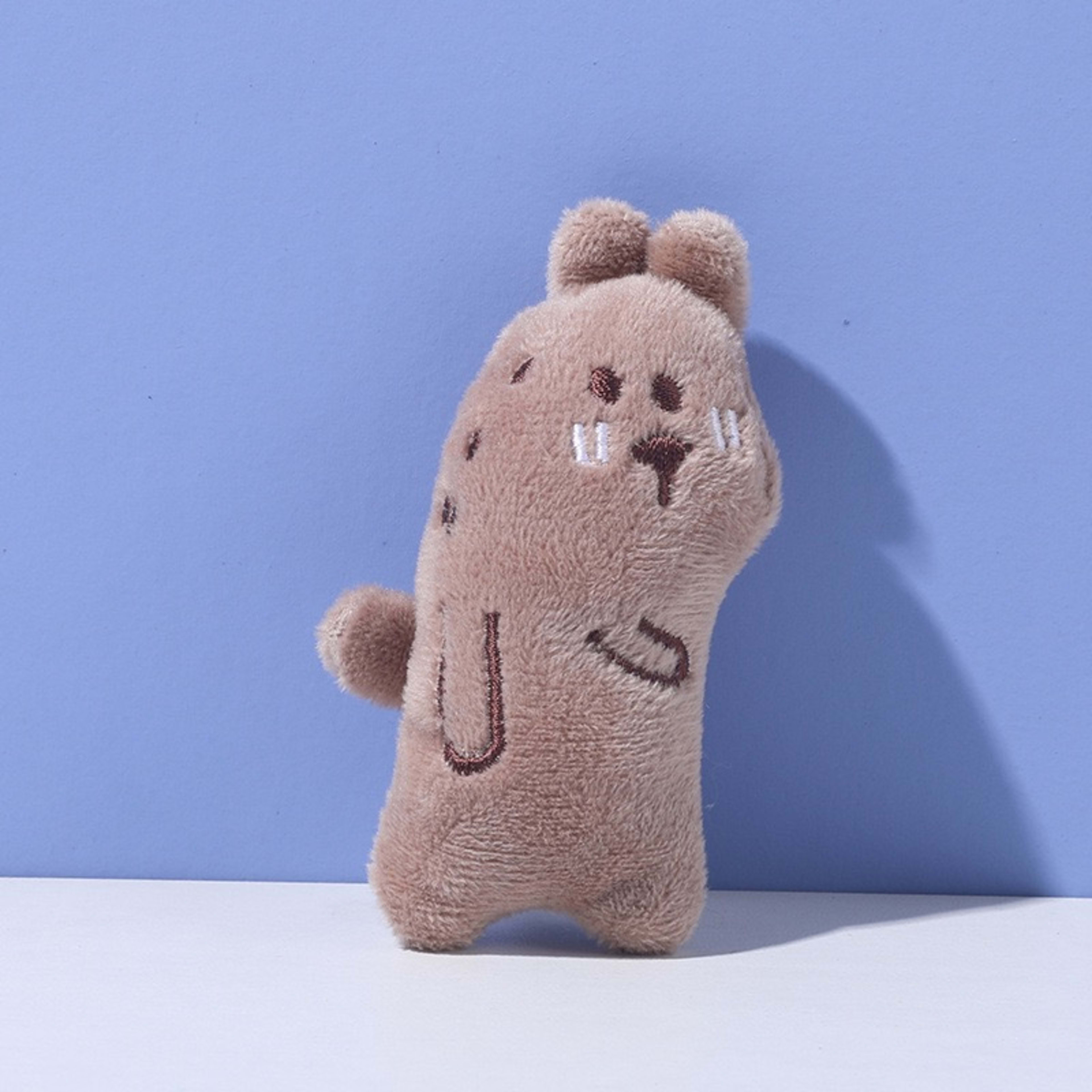 Durable Cartoon Plush Dog Chew Toys Interactive Squeaky Pet Toys For Puppy Training & Teething 5