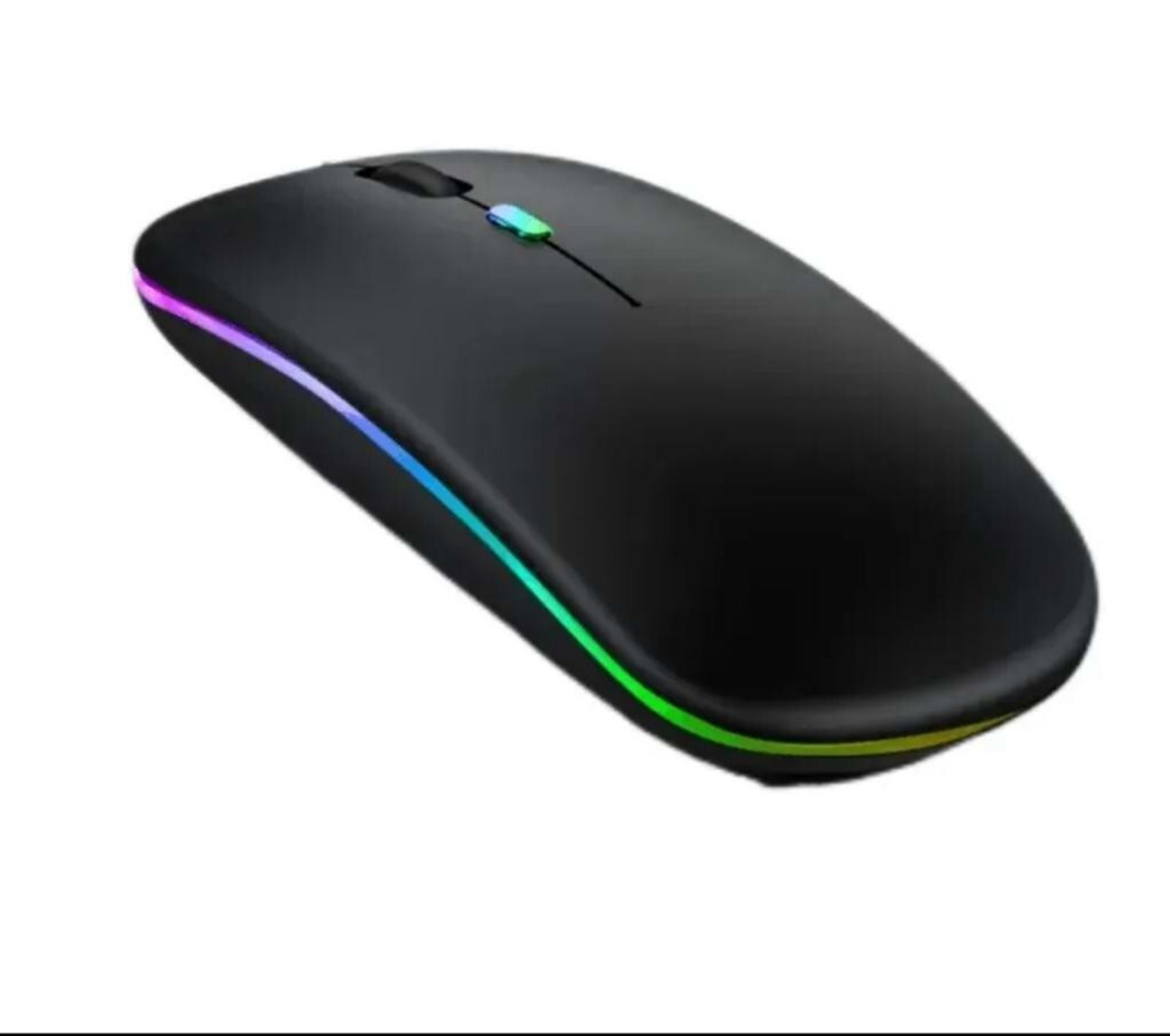 New Slim Silent Rechargeable Wireless Mouse RGB LED USB Mice MacBook Laptop PC 5