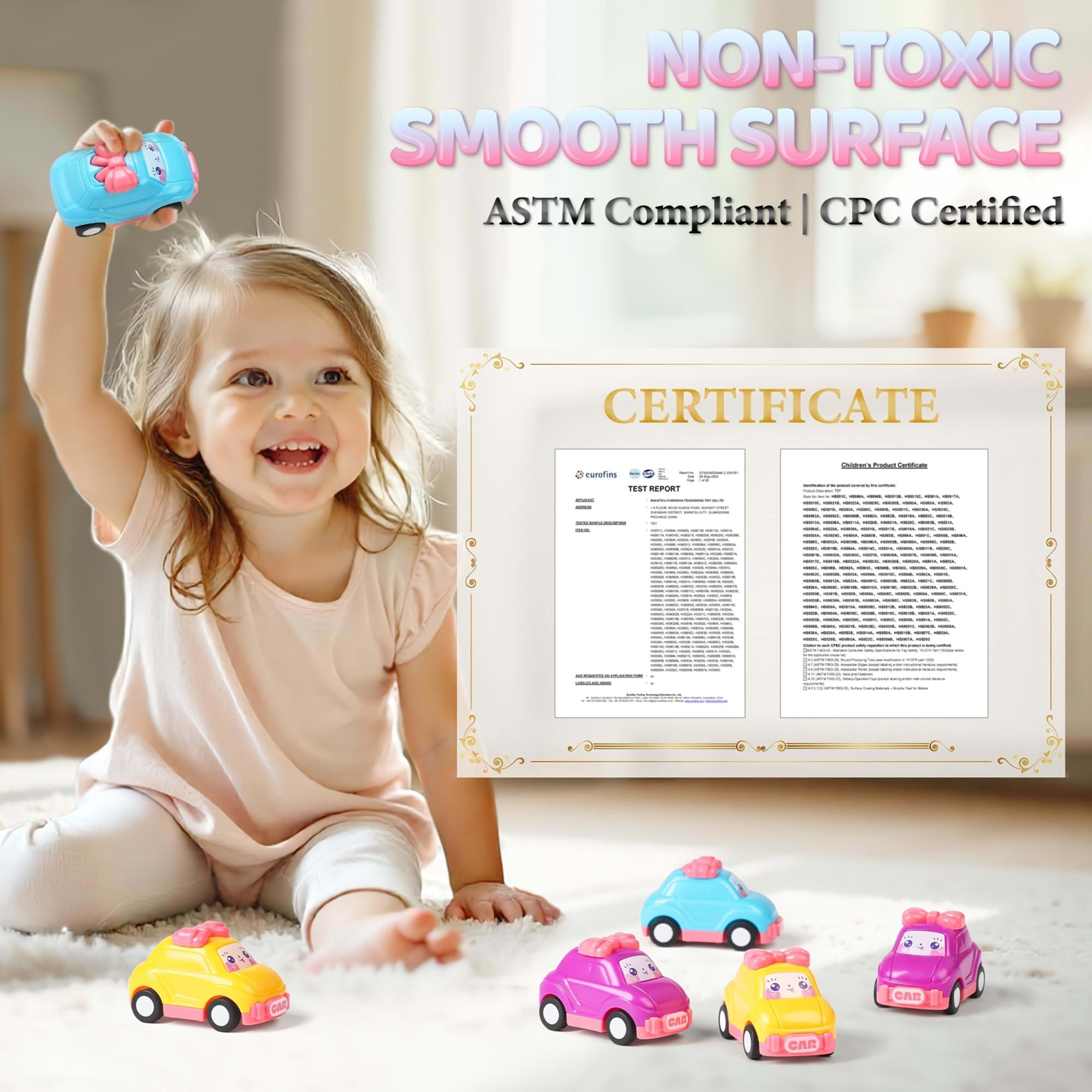 Princess Airplane Toy Set  Includes Airplane, Princess Car, Road Signs, And Road Barriers  Birthday & Christmas Gift Sui 9