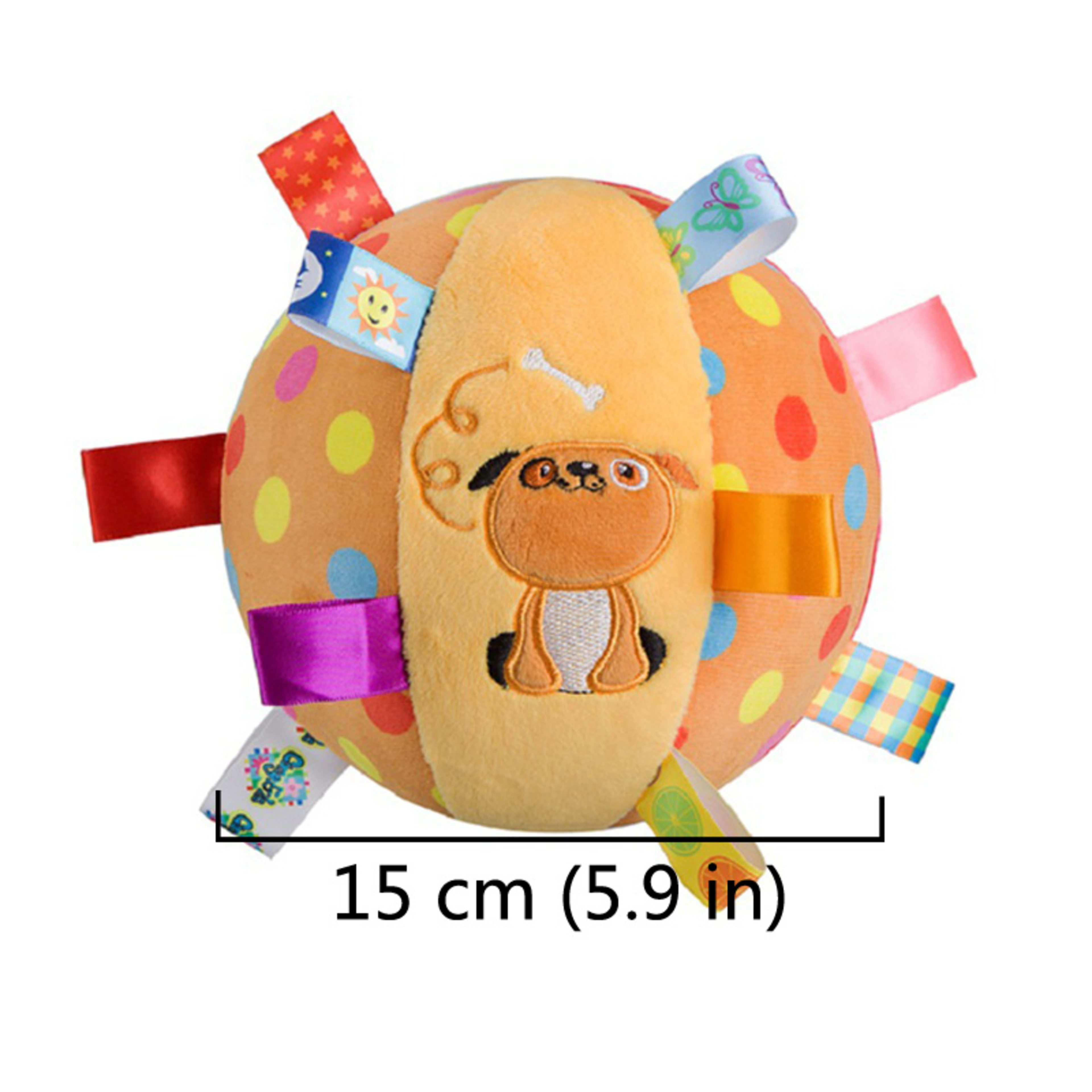 Plush Dog Sound Ringing Ball, Interactive Pet Toy, Teeth Cleaning, Chewing Toy, Big Dog, Little Dog 5