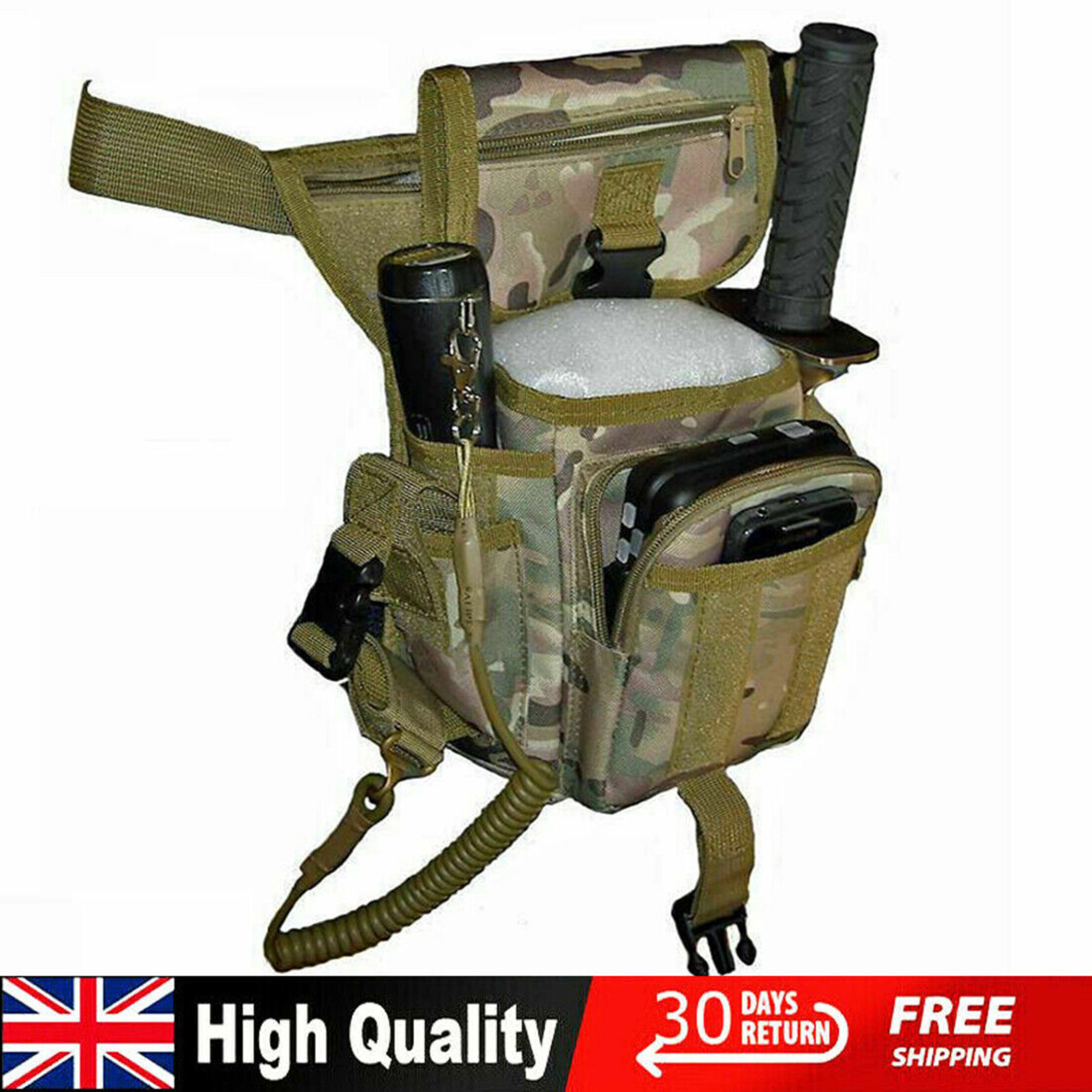 Metal Detecting Detector Accessory Standard Heavy Duty Camo Finds Pouch Bag NEW 9