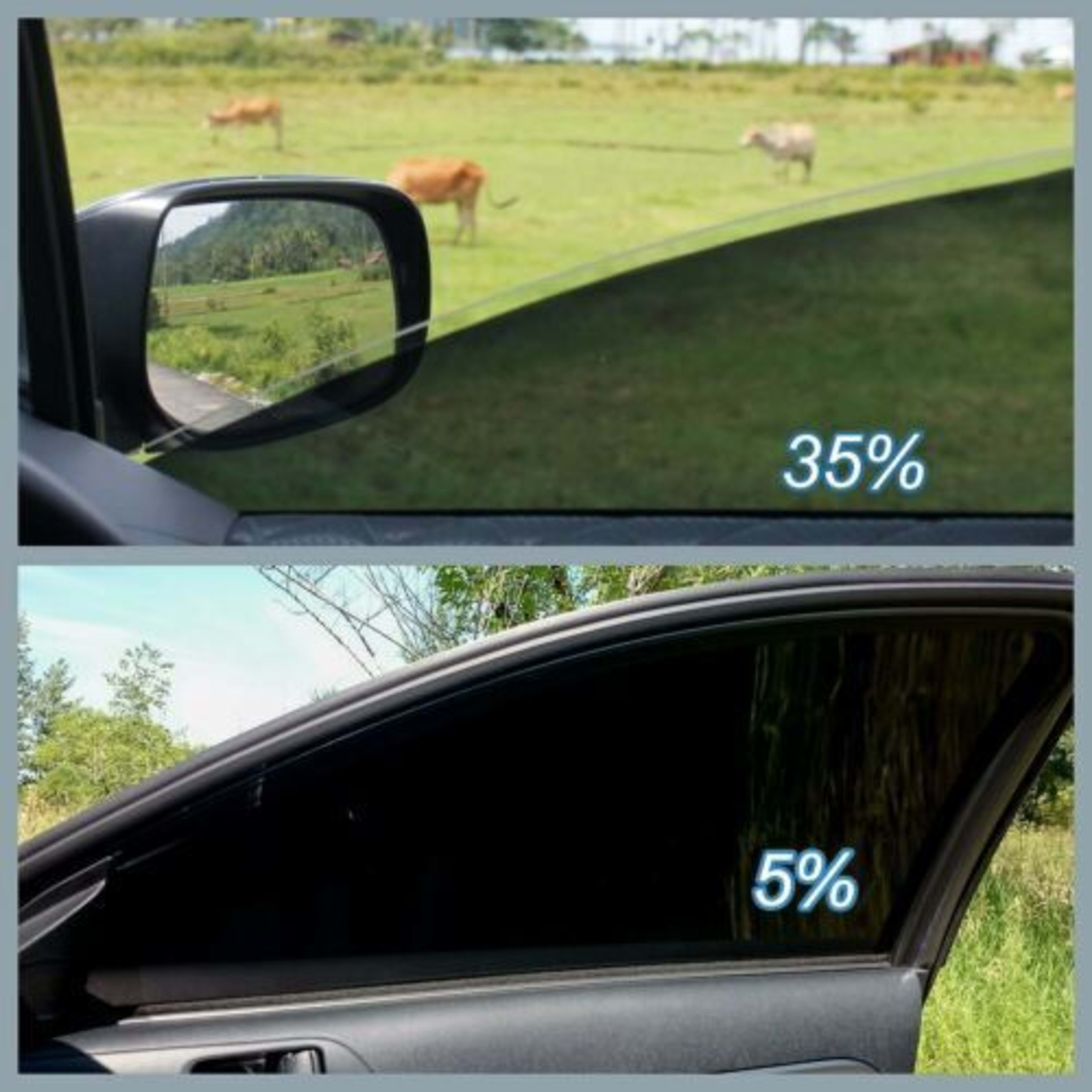 CAR WINDOW TINT FILM KIT TINTING SUPER DARK BLACK LIMO  75CM X 6M UK 8