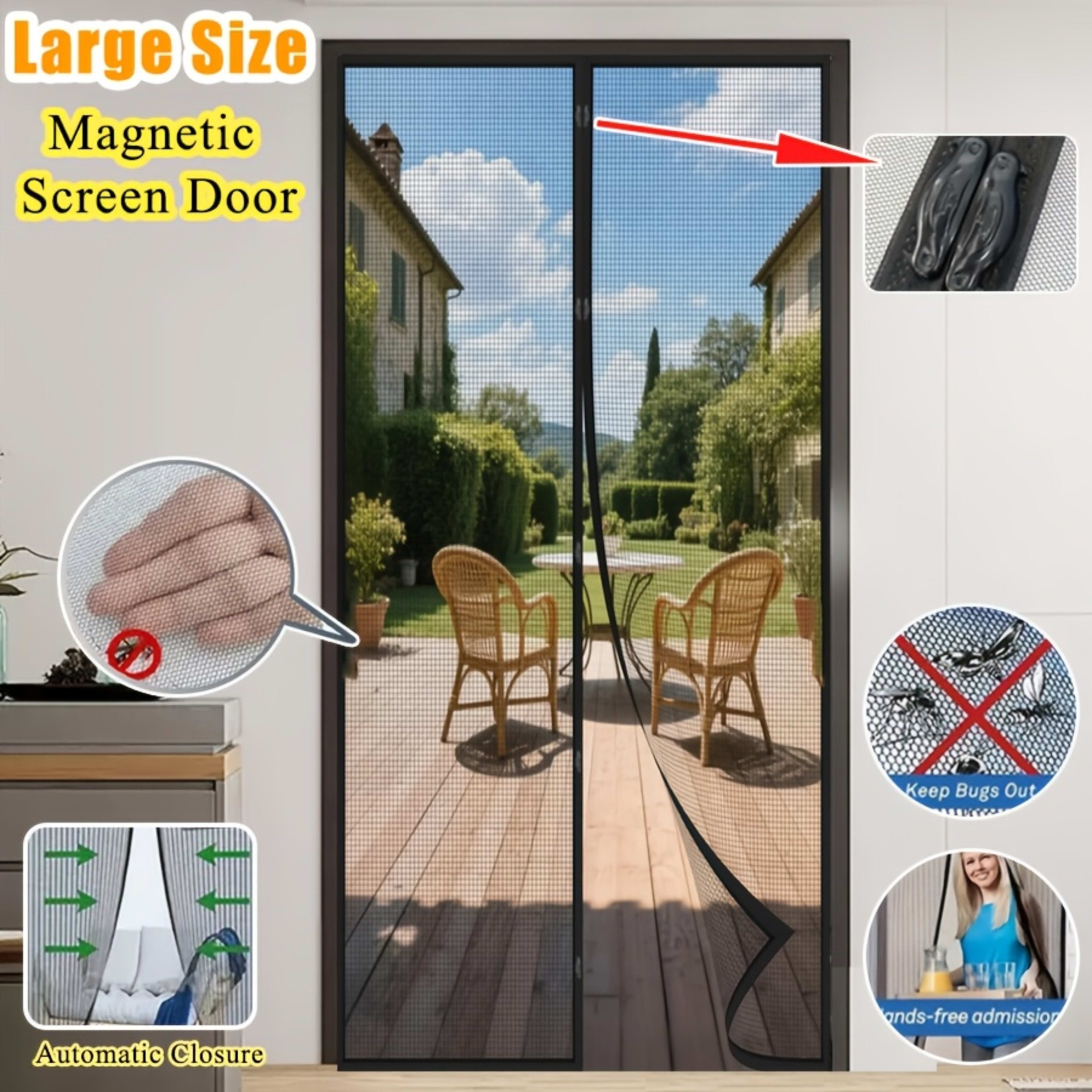 Automatic Self Closing Magnetic Screen Door  Heavy Duty Magnetic Closure, No Drilling Required, Suitable For Indoor Outd 15