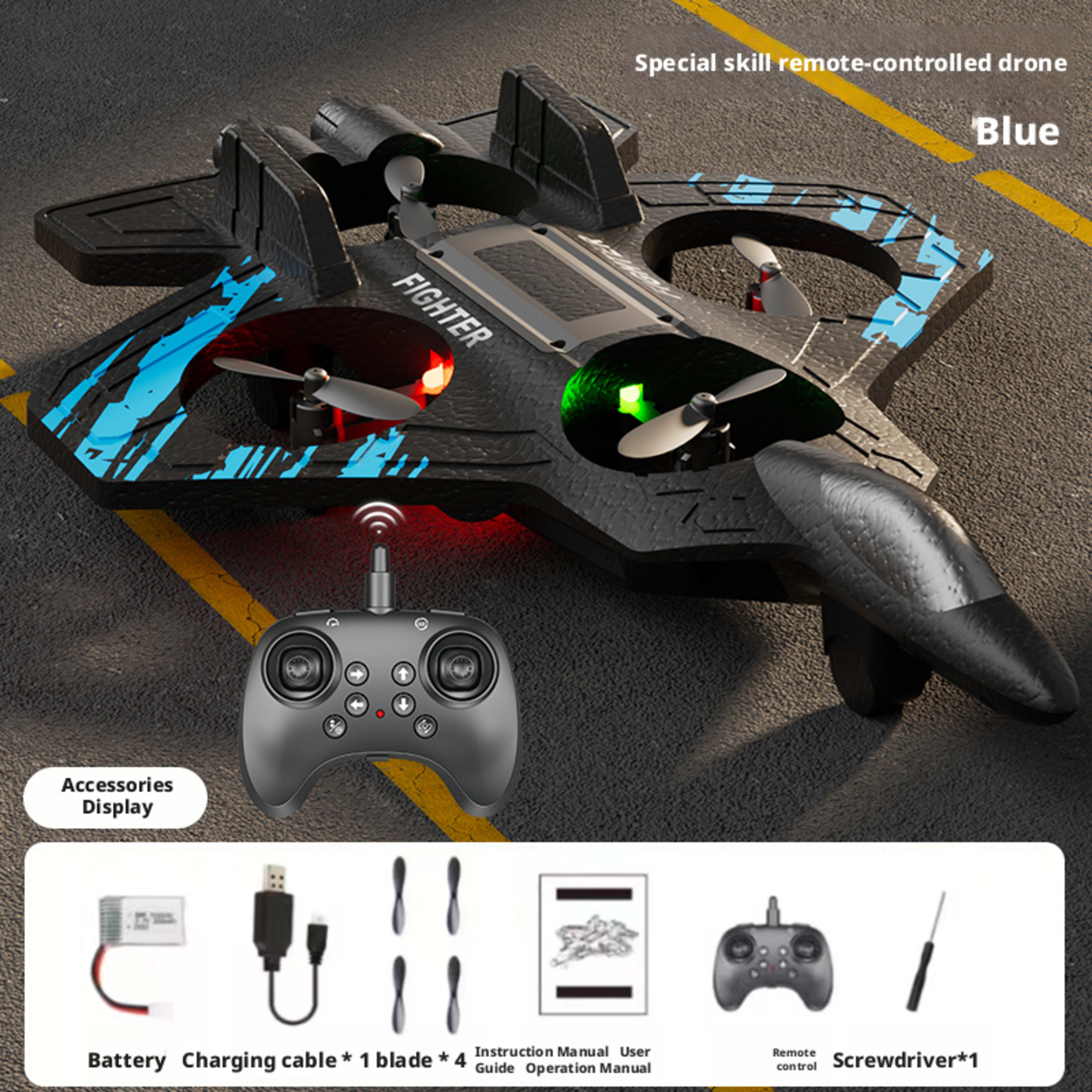 Foam Aircraft - Red,Blue- Dual Power 14