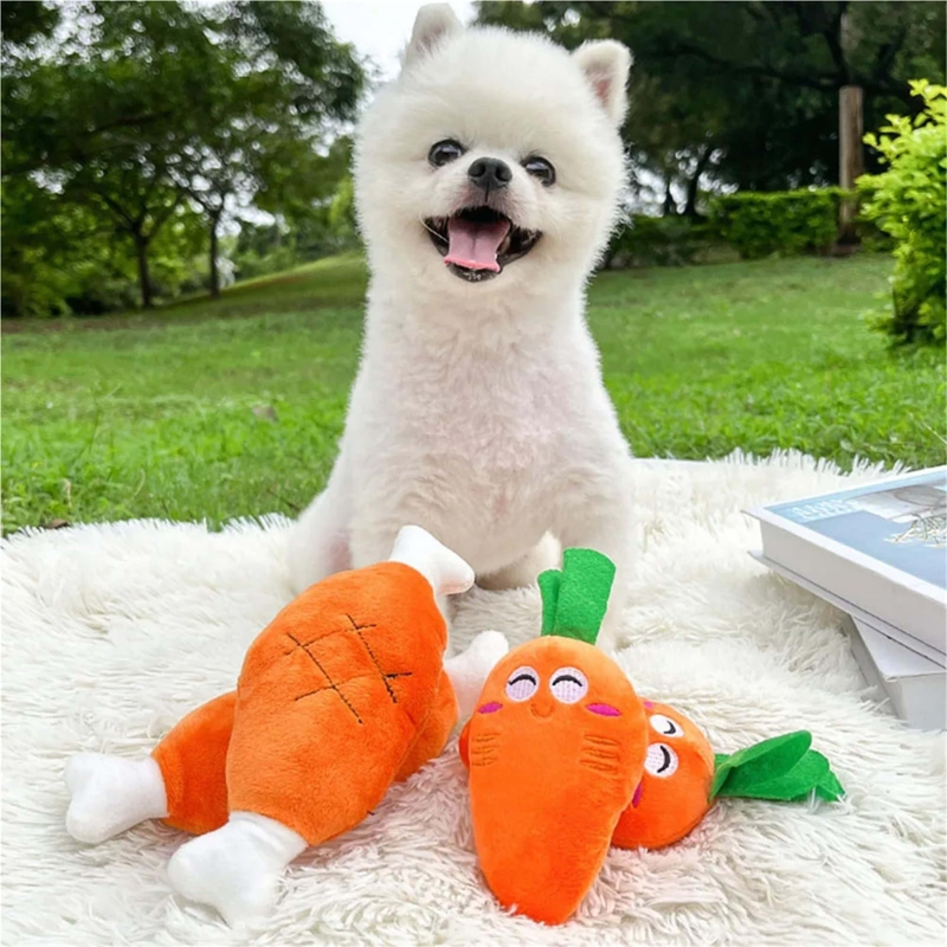 Plush Chicken Leg Dog Chew Toy - Soft Durable Pet Chewing Toy For Small Medium Dogs Puppy Teething Play Supplies 9