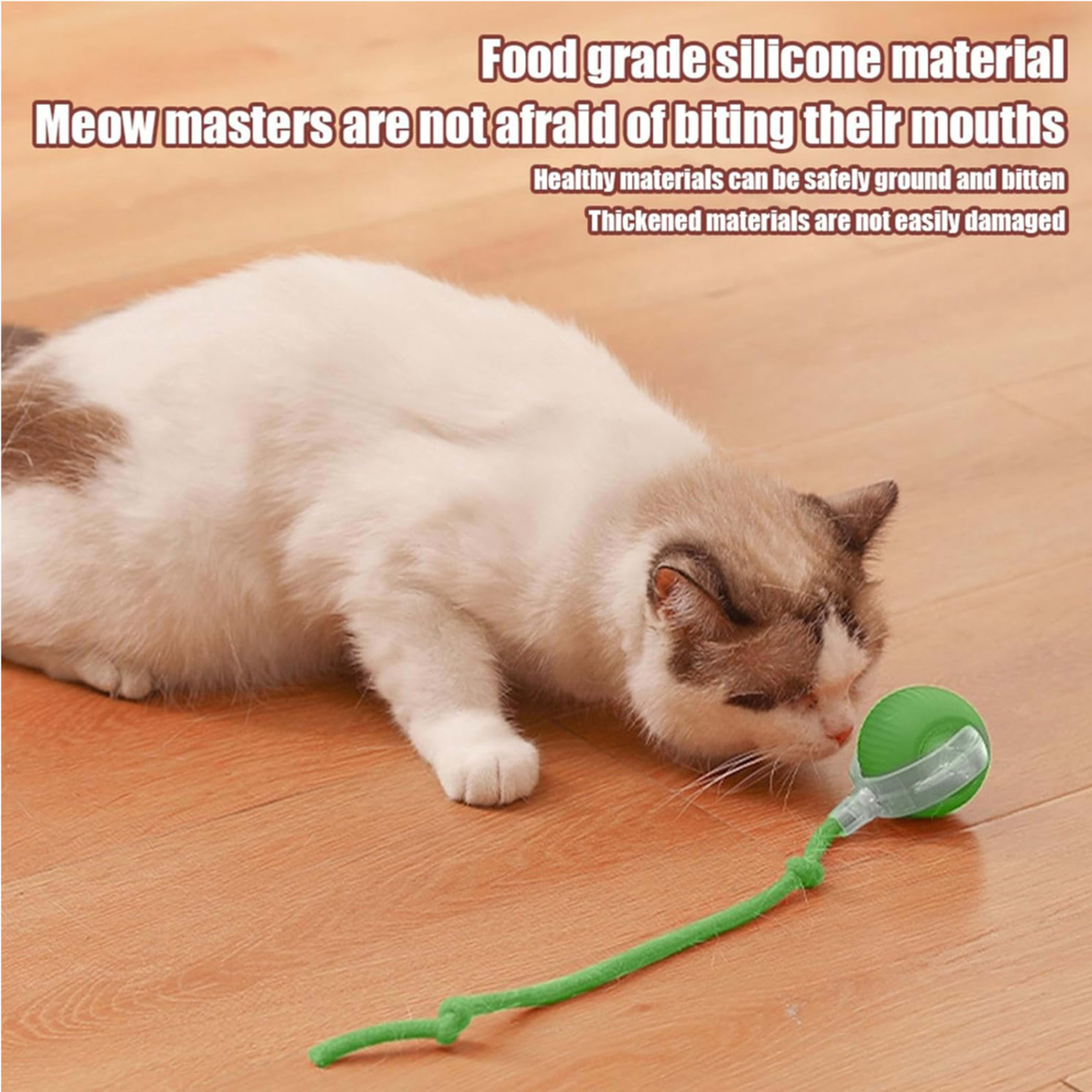 Electric Dog Cat Ball Toy,Indoor Large And Small Cat Dog Interactive Intelligent Rolling Pet Ball 7