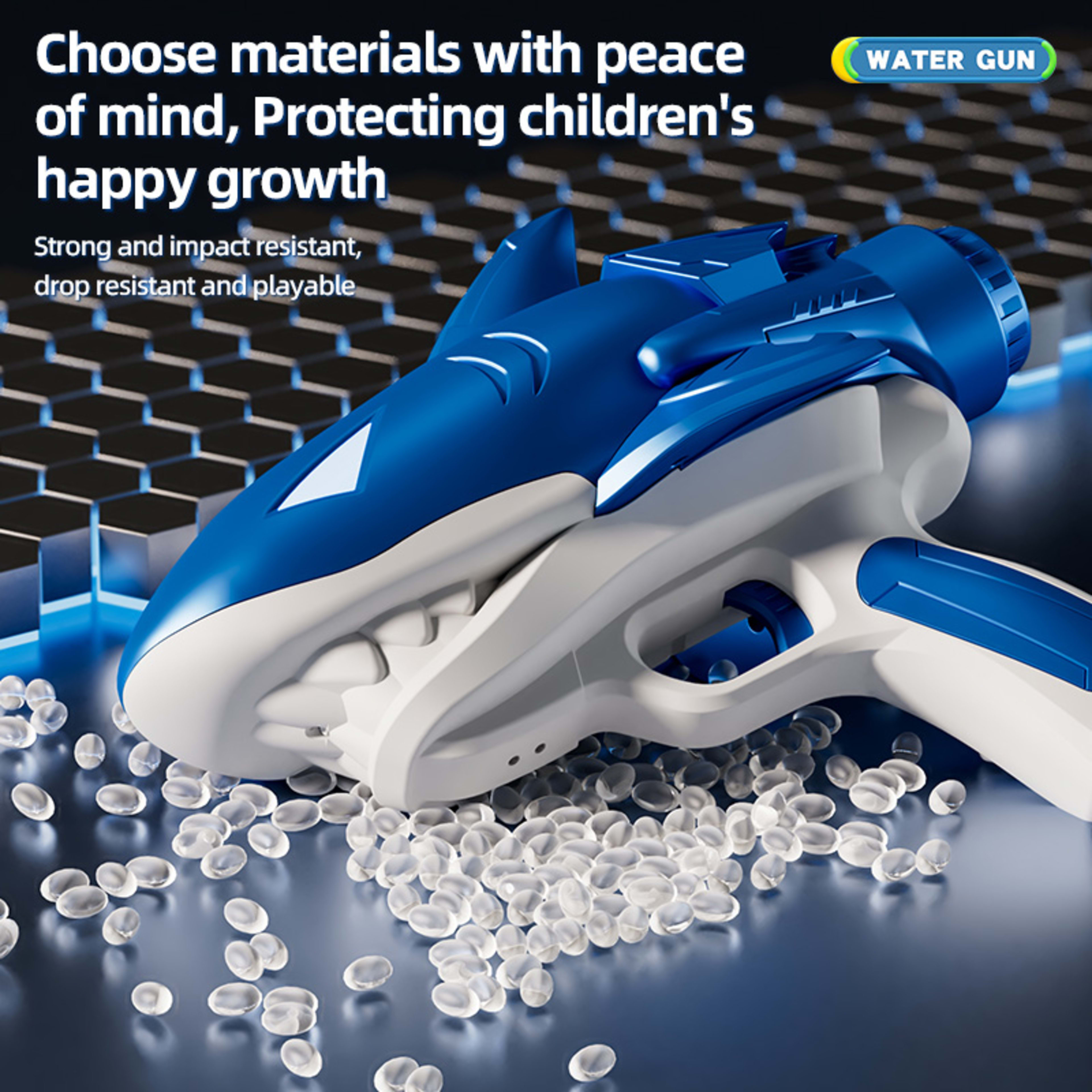 Shark Water Gun SYSQ-Gray,Blue 13
