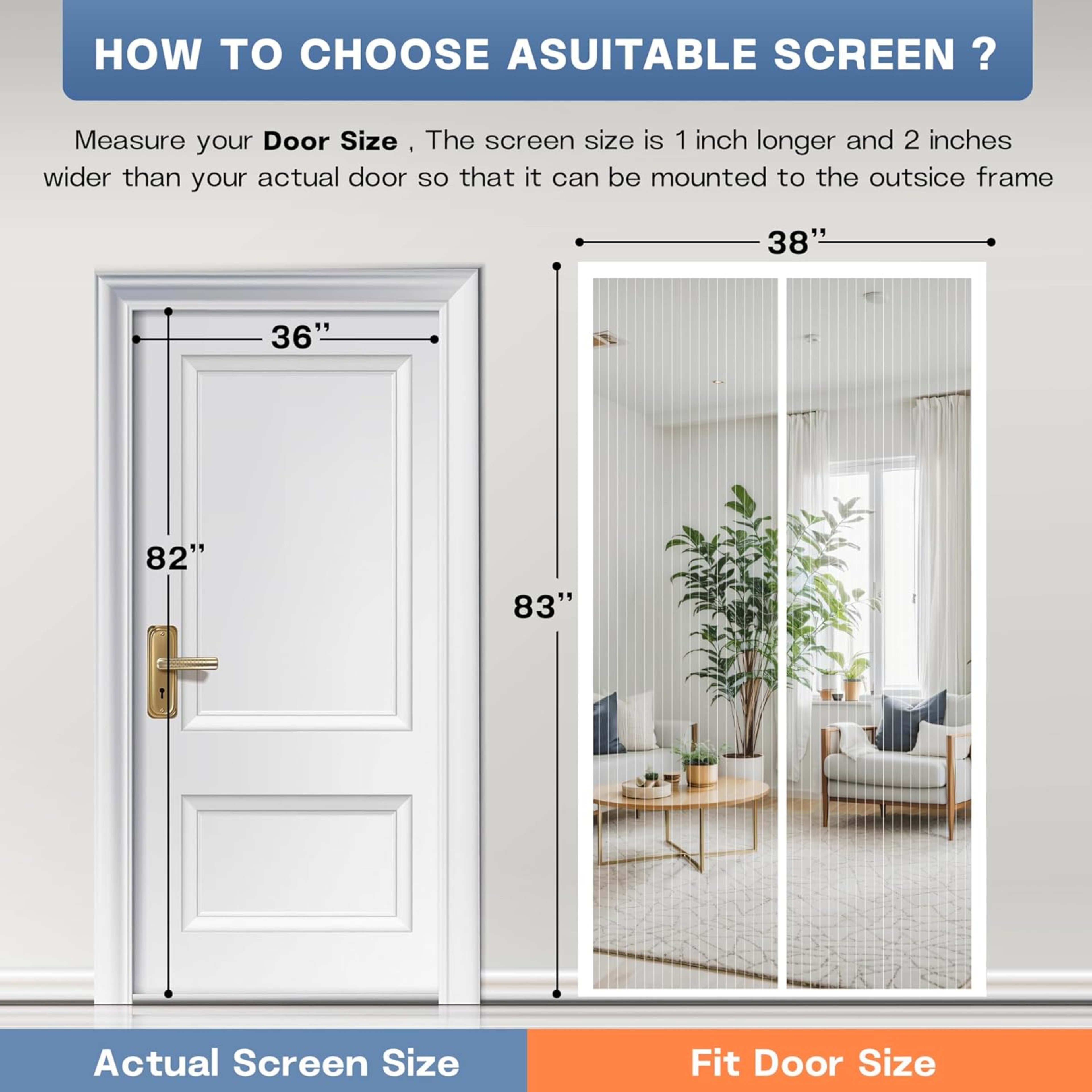White Magnetic Door Screen Window Mosquito Net Glass Fiber Gauze Can Be Customized In Size, Mesh And Insect Proof, Sturd 10
