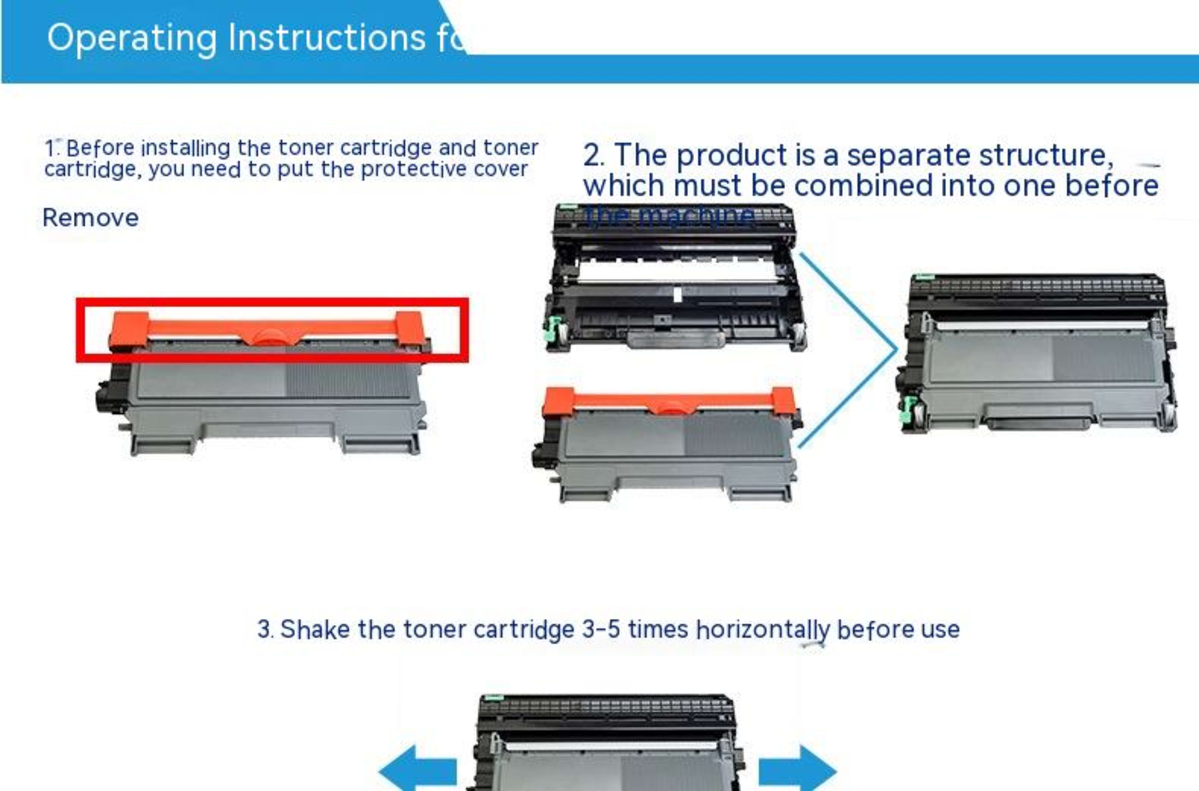 Compatible Brother 2240D 7360 Powder Box 12