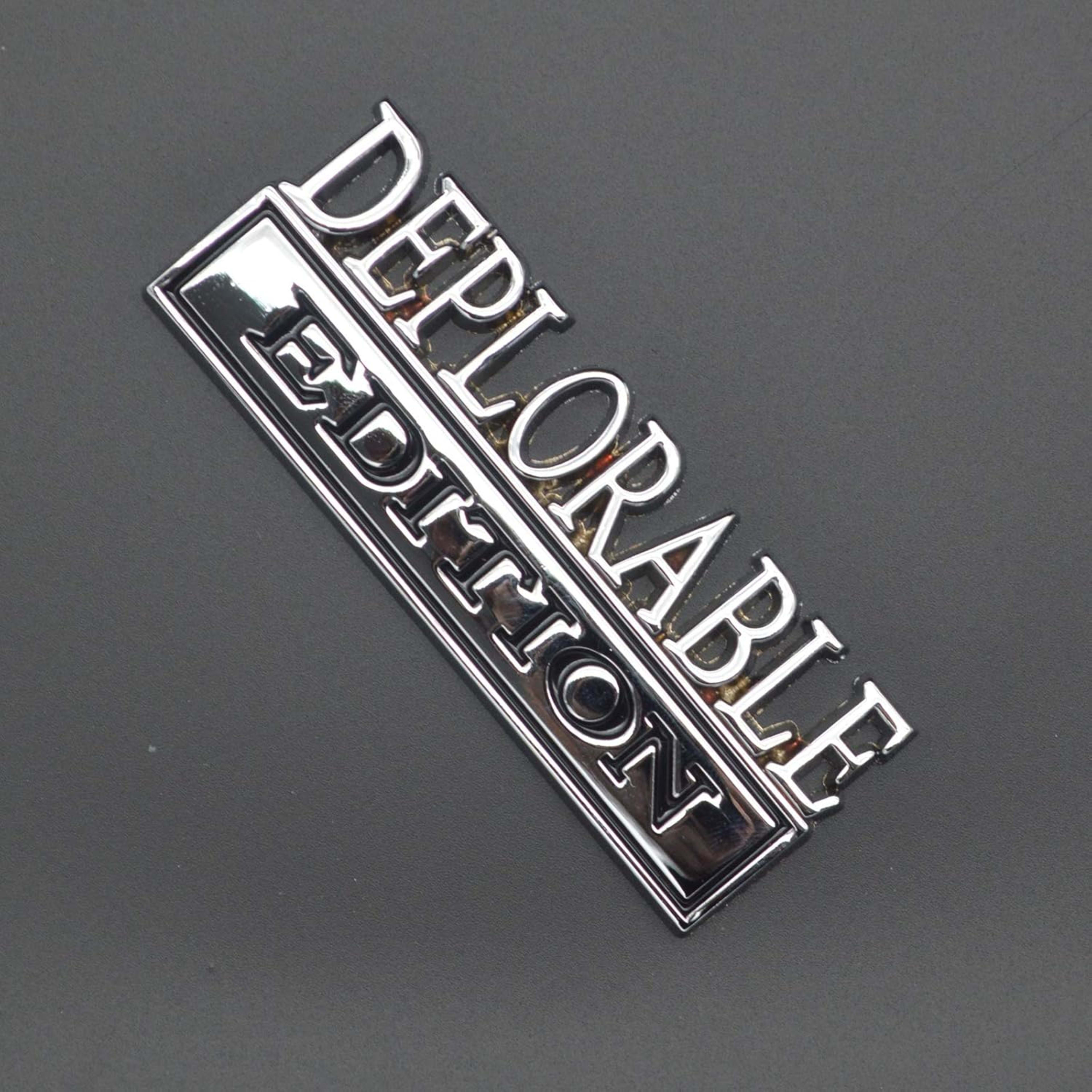 2pcs Deplorable Edition Emblems, Emblem 3D Badge Decal Car Truck SUV,Refrigerator Sticker,Window Display Stickers,Bicycl 10