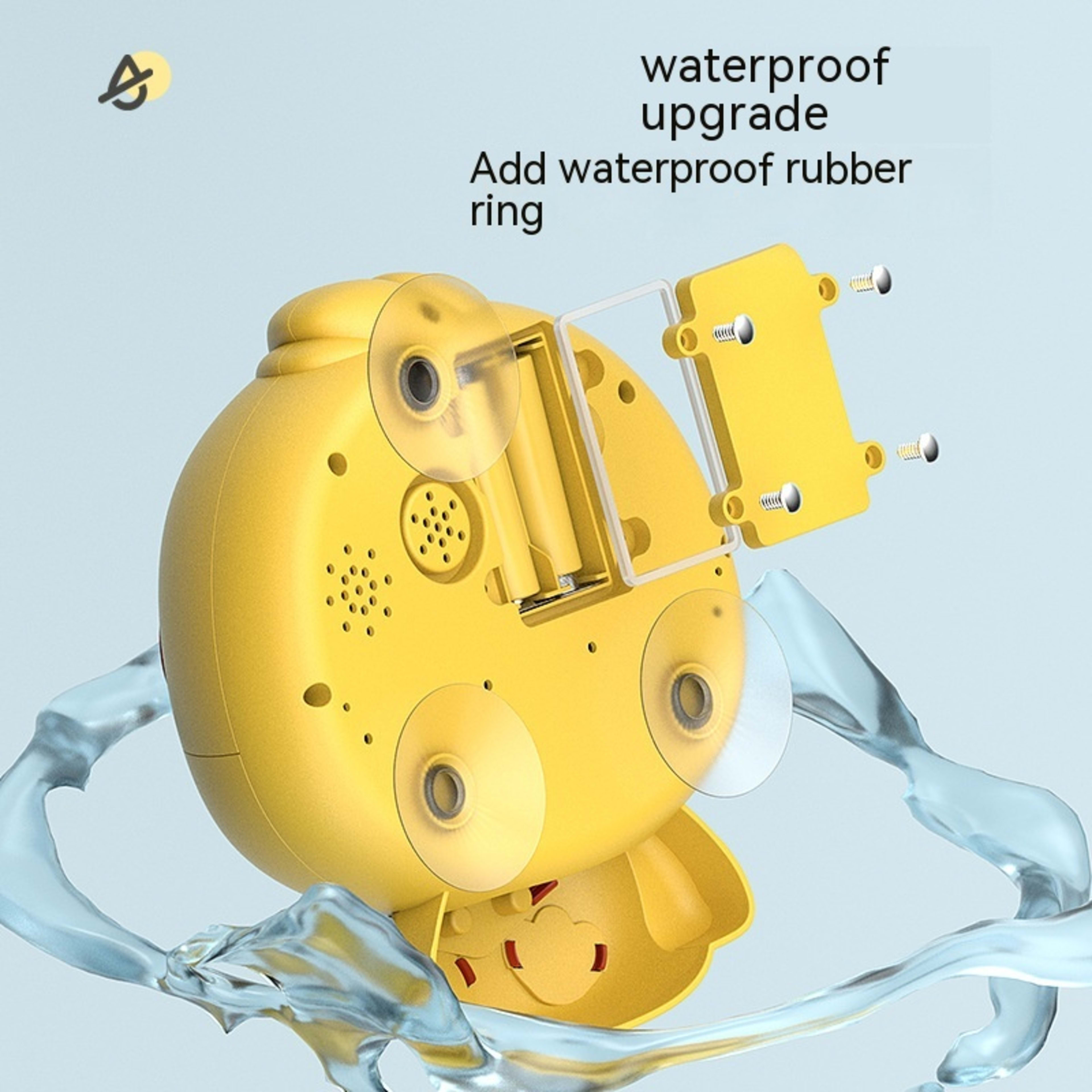 Bathroom Electric Cartoon Bubble Duck One-click Start Continuous Bubble Parent-child Interactive Water Toy 17