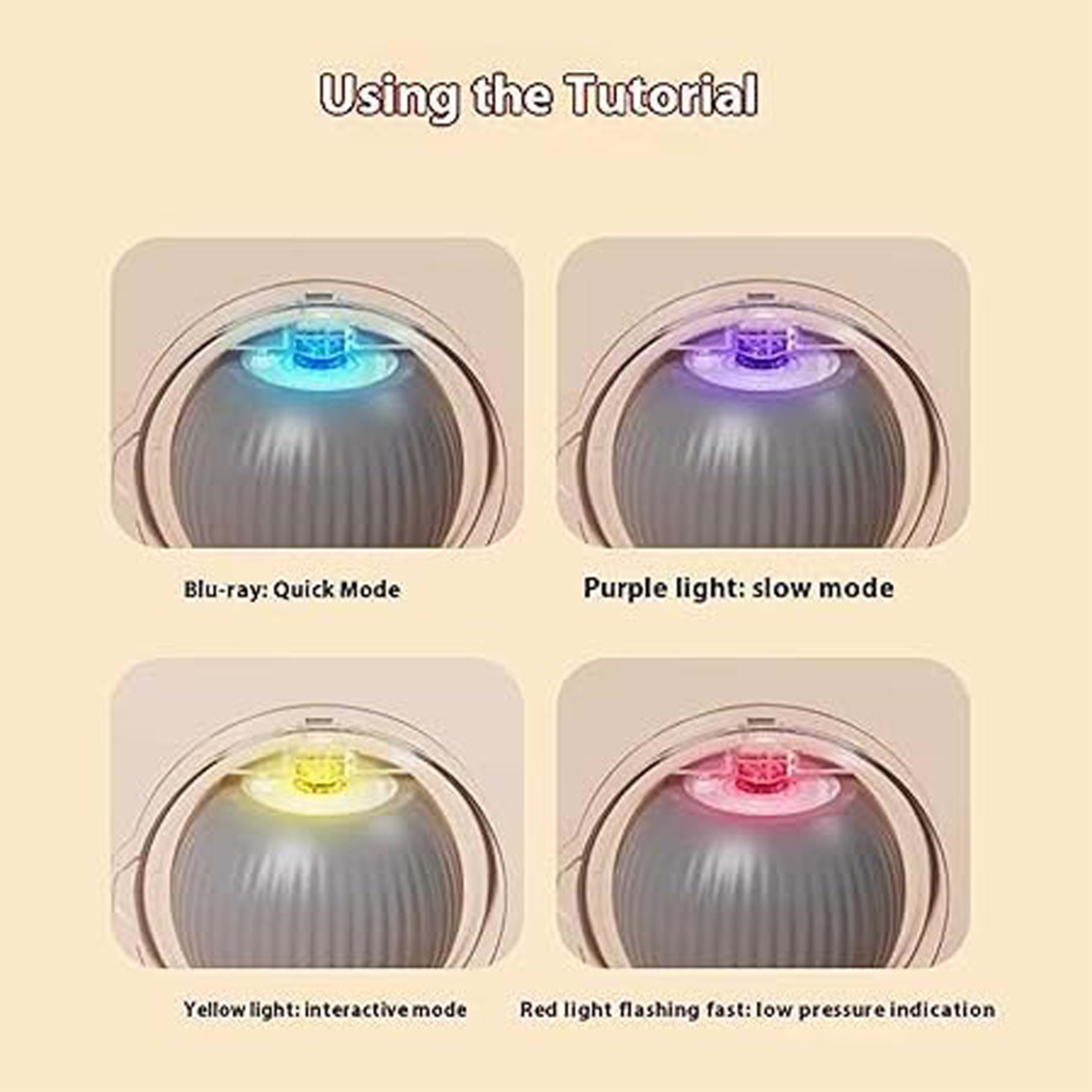 Electric Dog Cat Ball Toy,Indoor Large And Small Cat Dog Interactive Intelligent Rolling Pet Ball 4