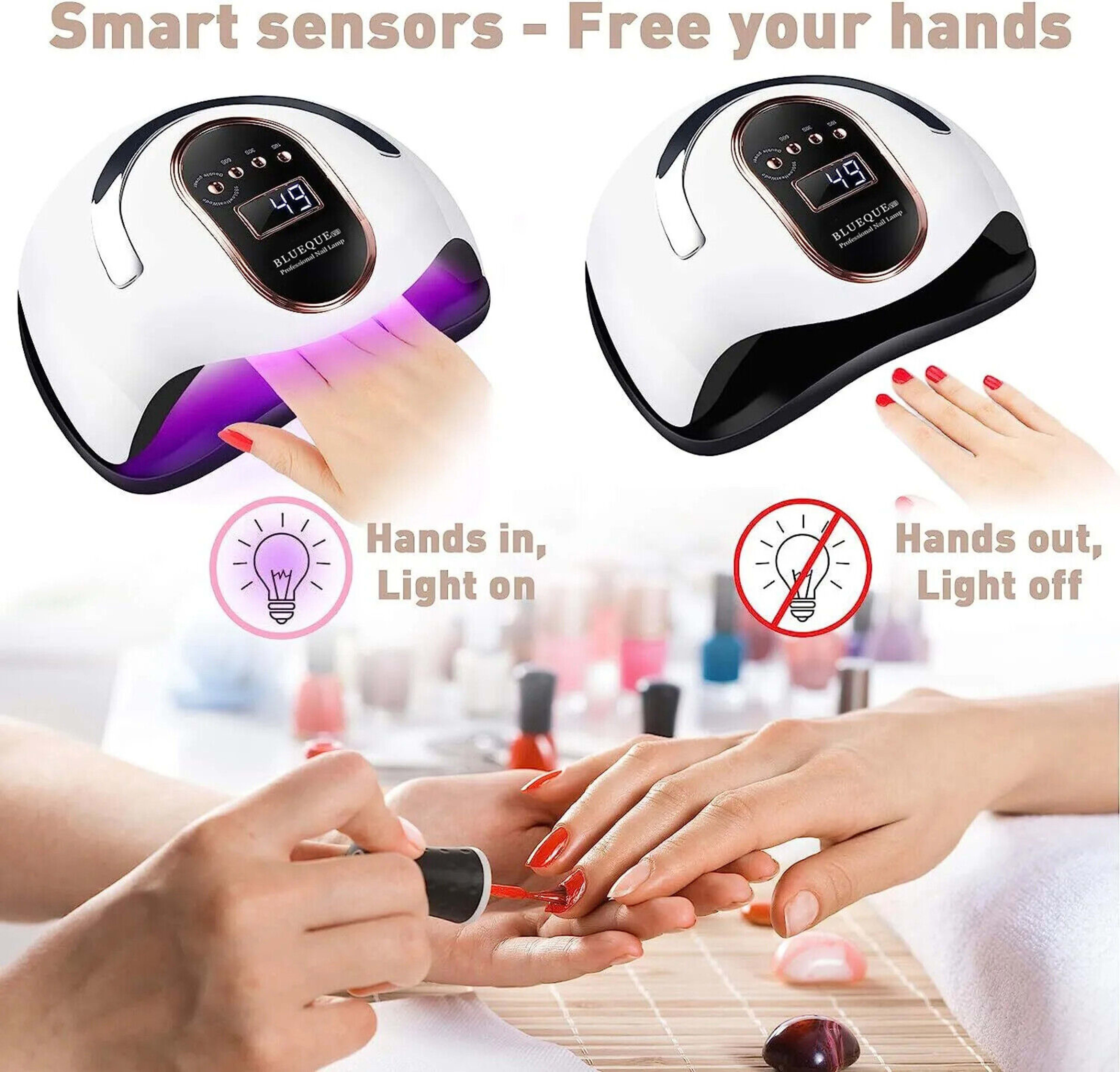 Professionelle UV-Nageltrocknerlampe Fr Acryl- Und Gel-Nagellack 13