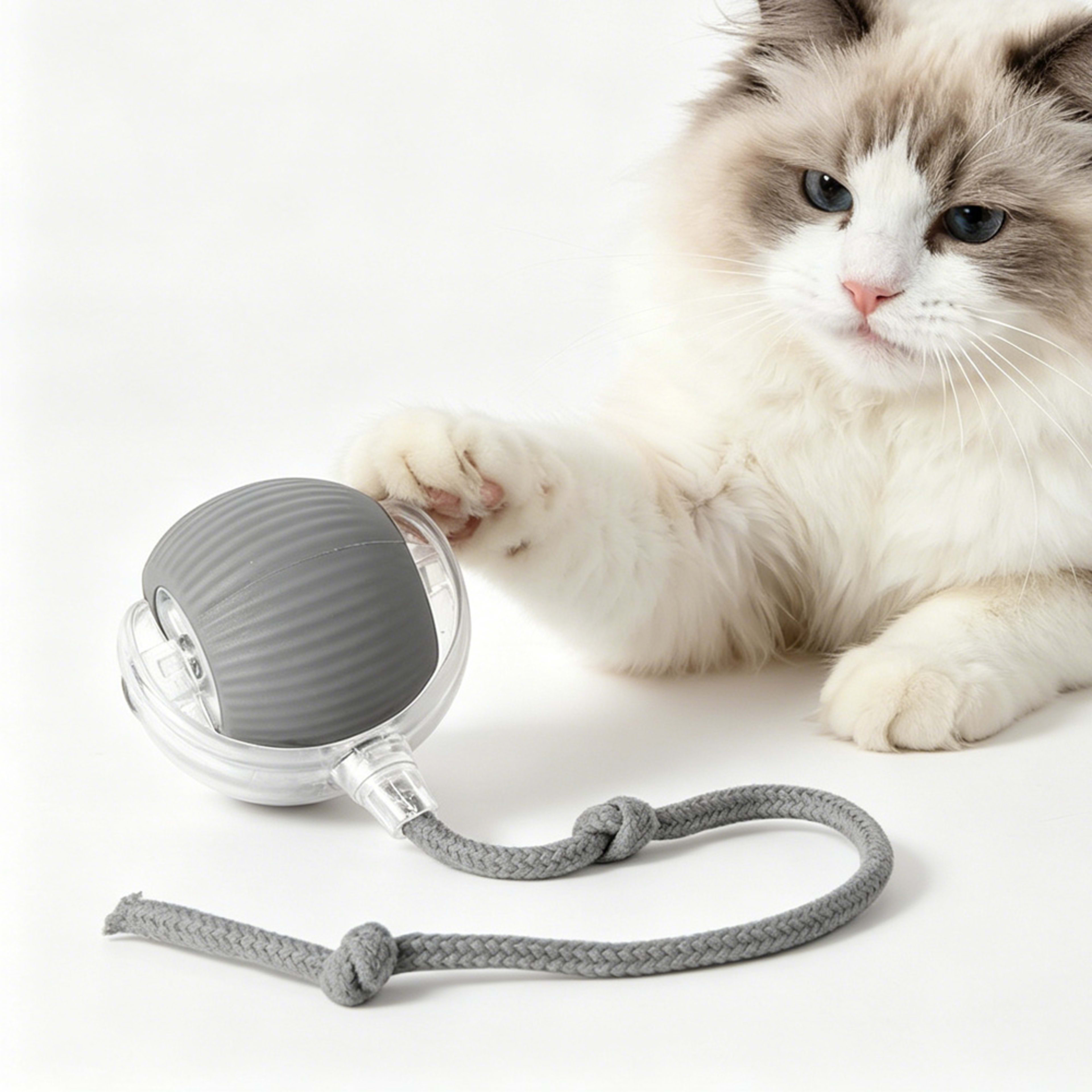 Electric Dog Cat Ball Toy,Indoor Large And Small Cat Dog Interactive Intelligent Rolling Pet Ball 11