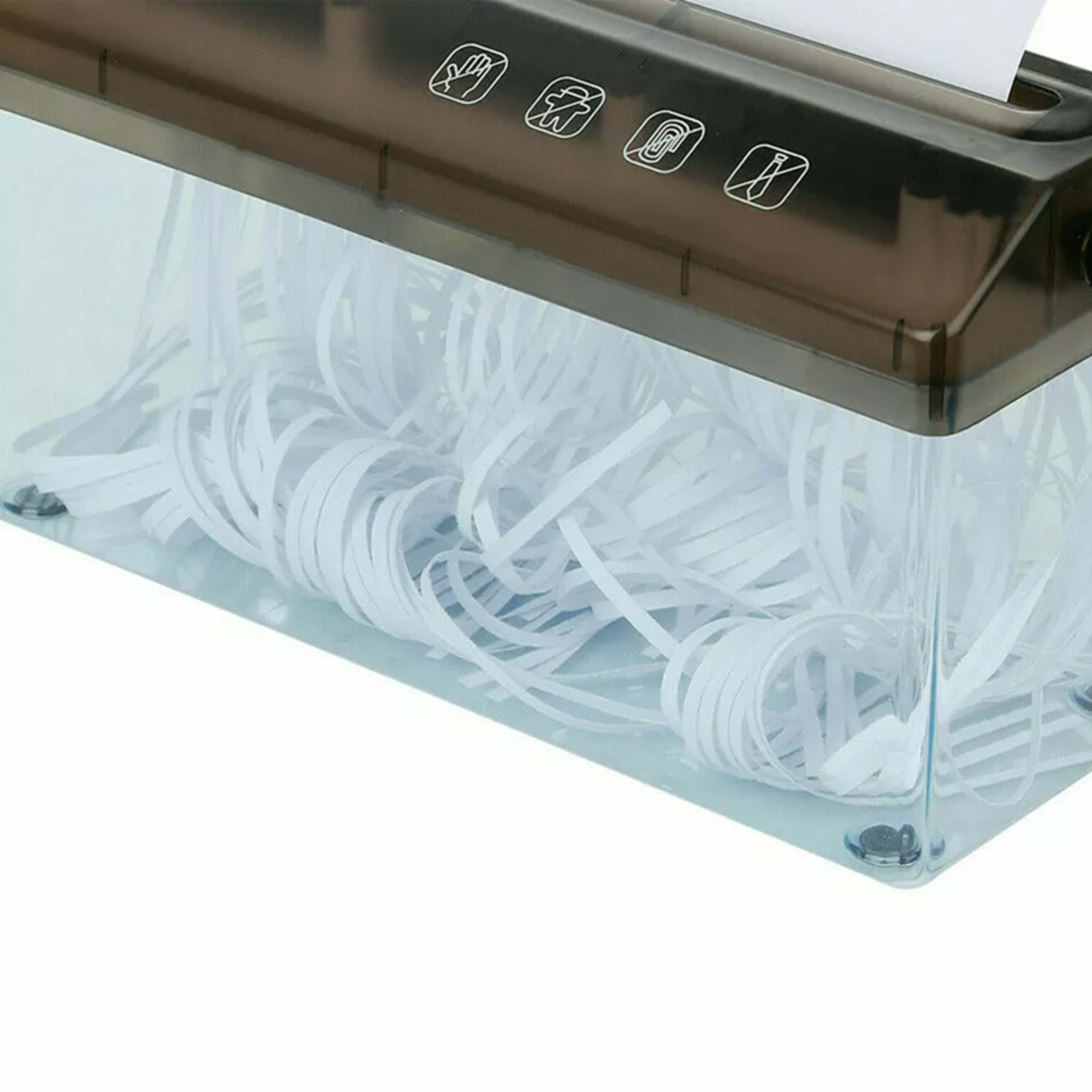 Portable A6 A4 Paper Hand Shredder Manual Straight Cut Home Office 7