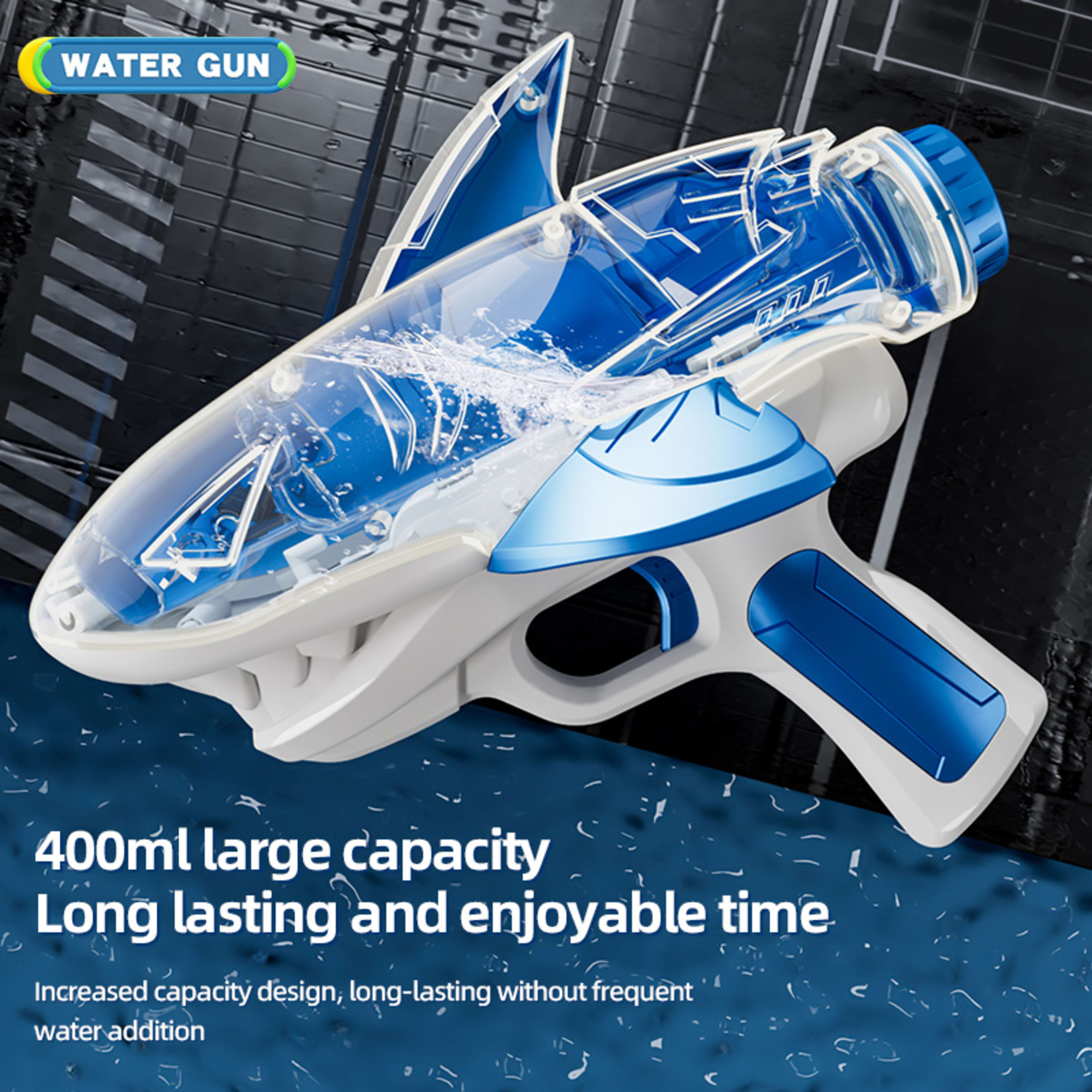 Shark Water Gun SYSQ-Gray,Blue 19