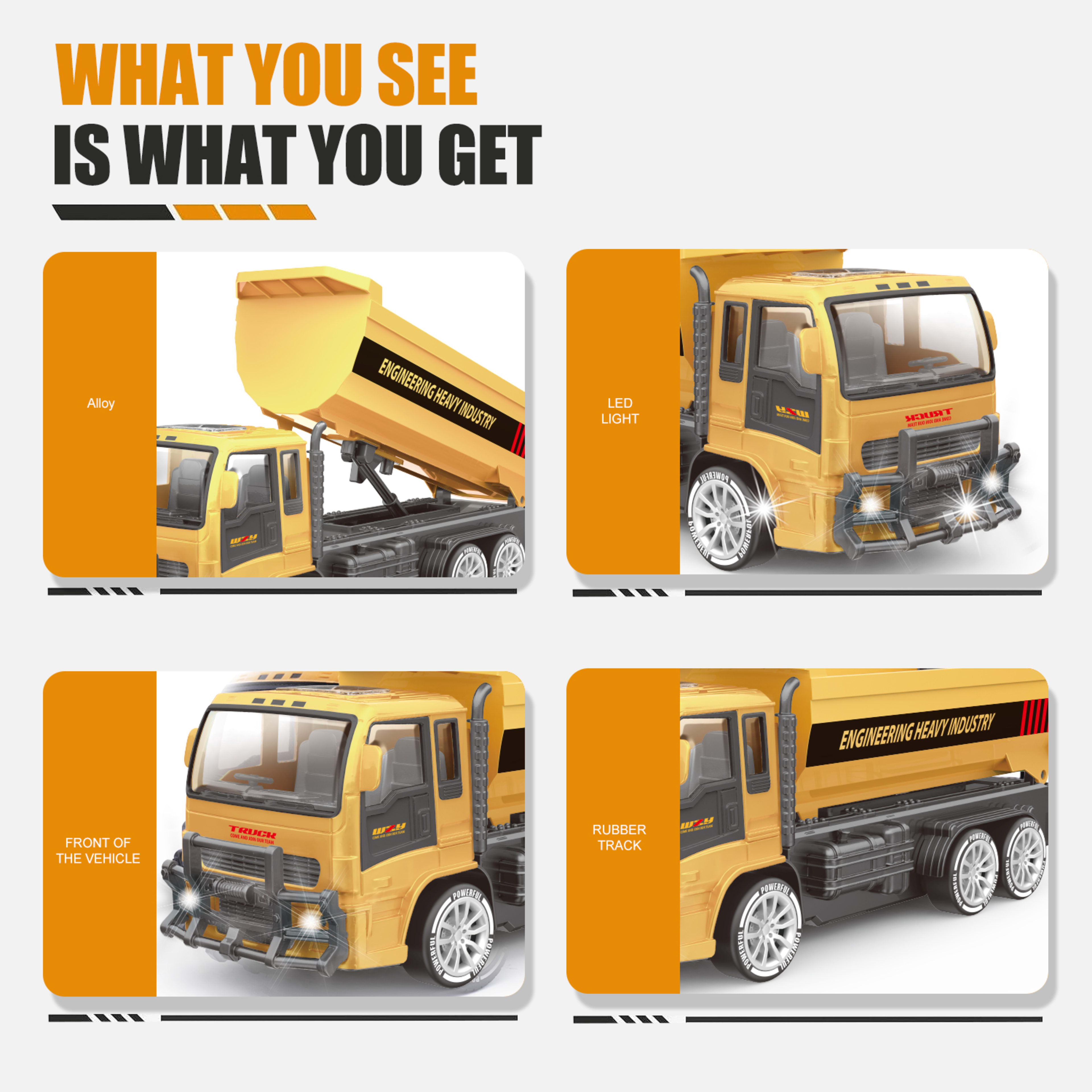 2025 Remote-controlled Engineering Vehicle Toys, Dump Truck Toys,Kids Gifts 5