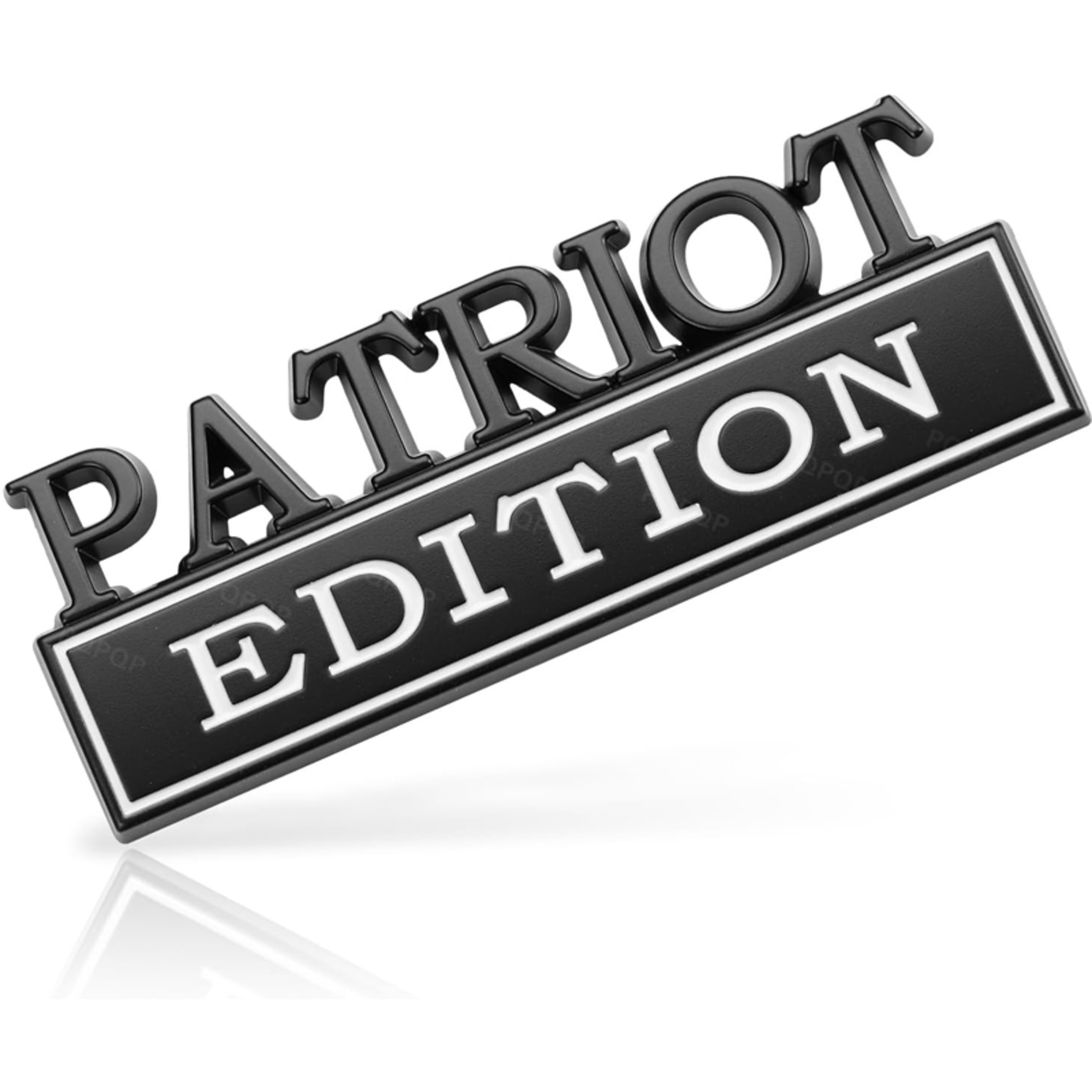 2pcs Patriot Edition Emblems, Emblem 3D Badge Decal Car Truck SUV,Refrigerator Sticker,Window Display Stickers,Bicycles,