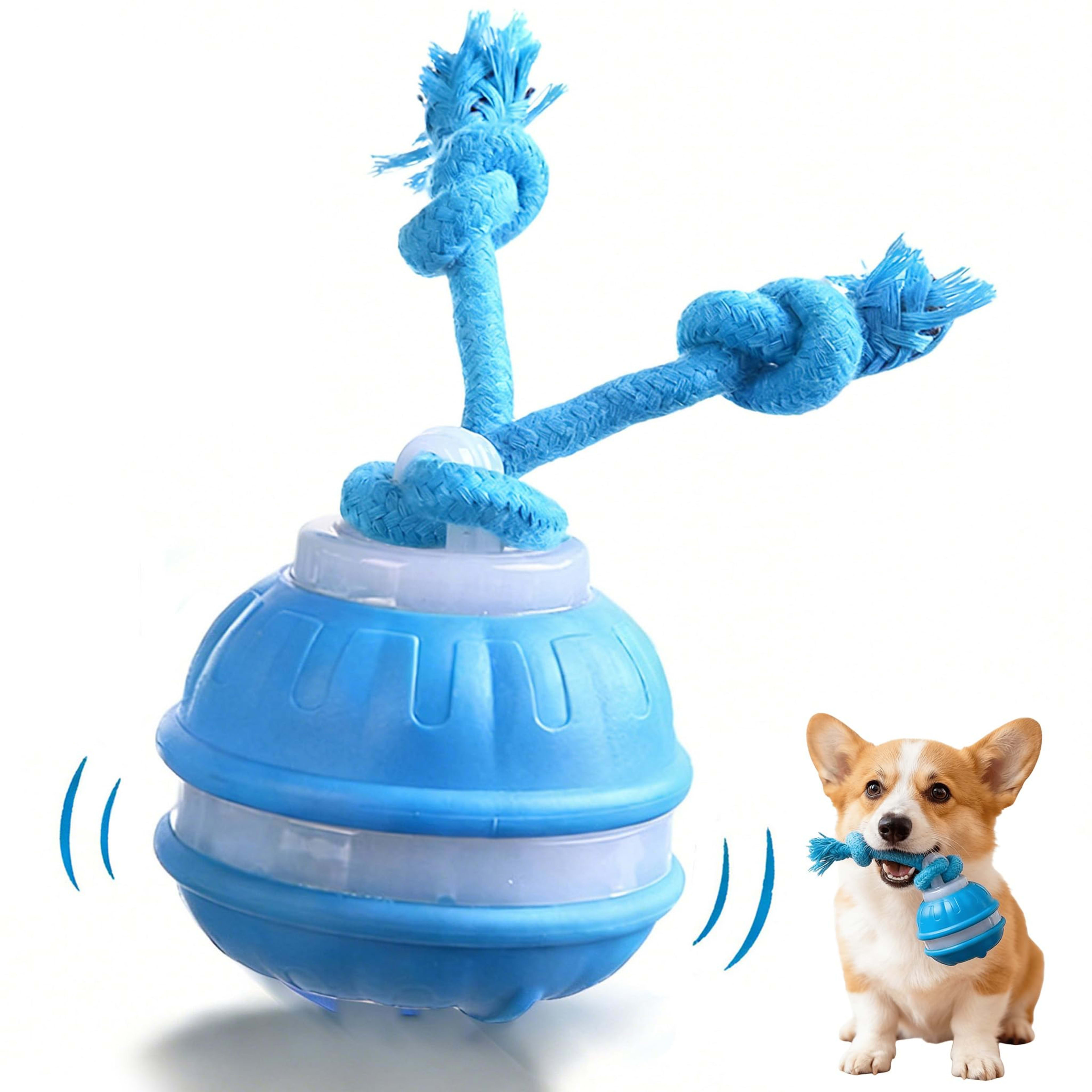 Interactive Dog Toys,Dog Ball Toy With Squeaky Birdsong Sound And Stimulation,Automatic Motion Activated Dog Toy For Bor