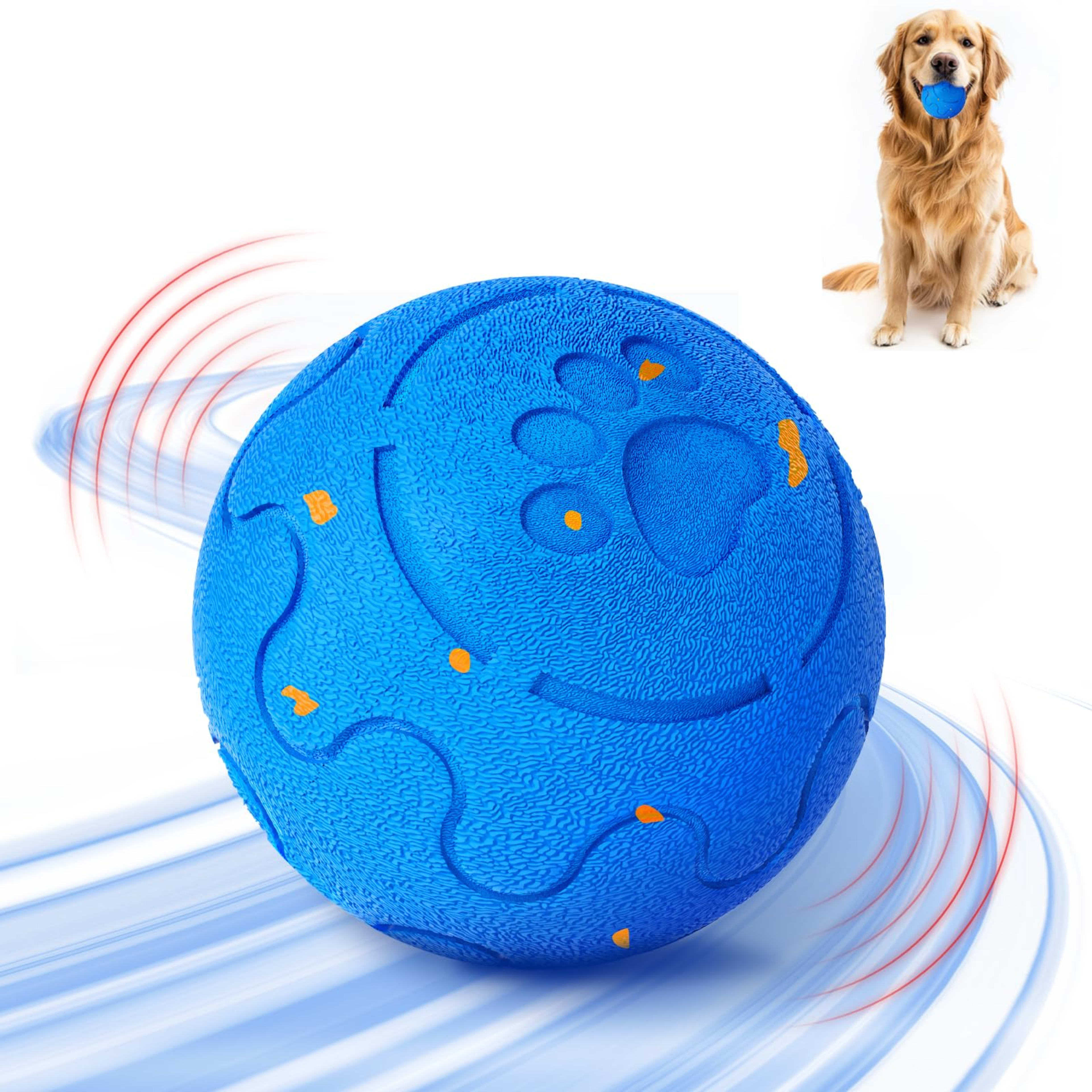 Interactive Dog Ball Toy, Smart Dog Toy For Medium And Large Dogs, Automatic Moving Rotating & Bouncing Ball, Durable E- 7