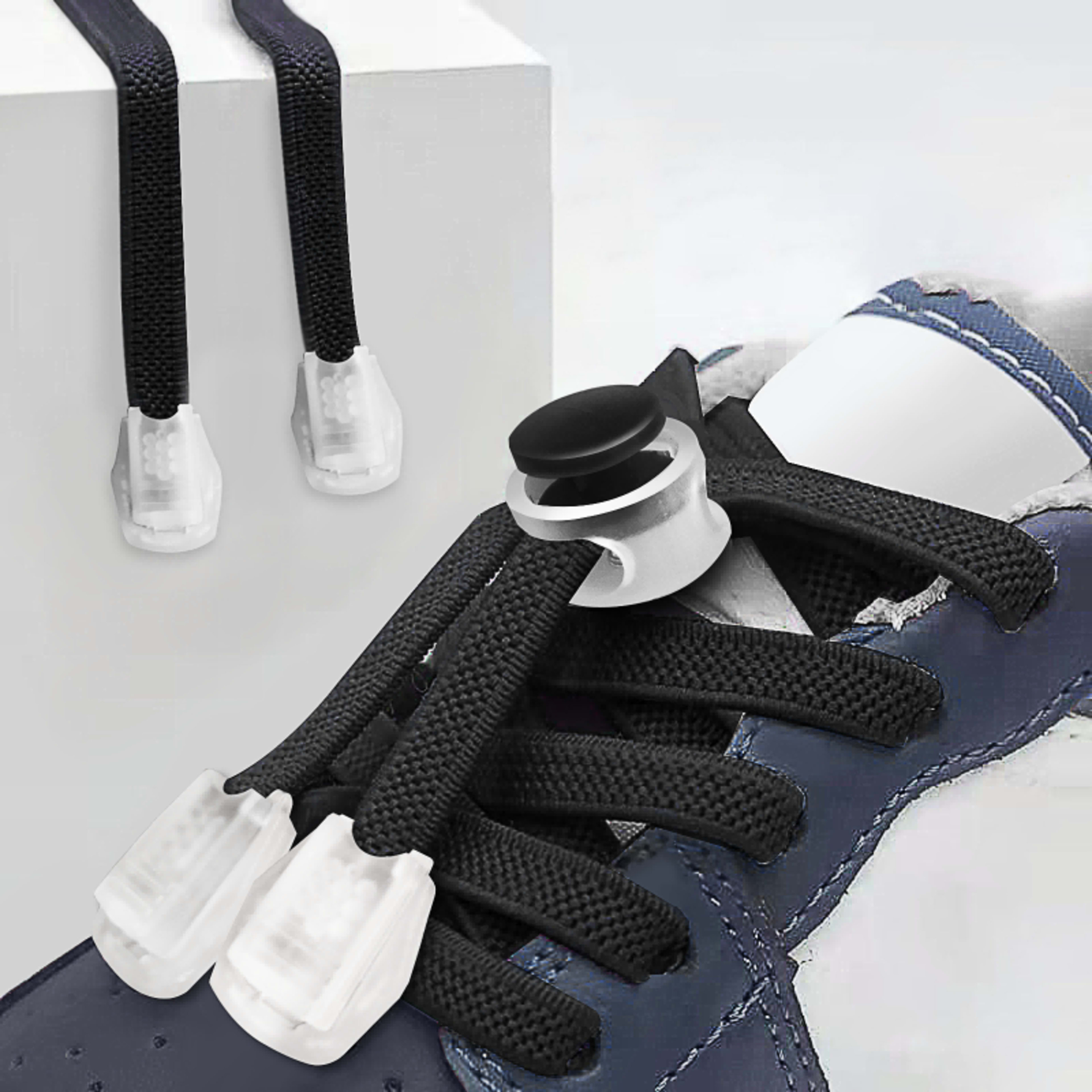 1 Set Of Plastic Shoe Buckles, Comfortable And Fast, Suitable For Children With Lockable Sports Shoes, Sports Shoelaces, 5