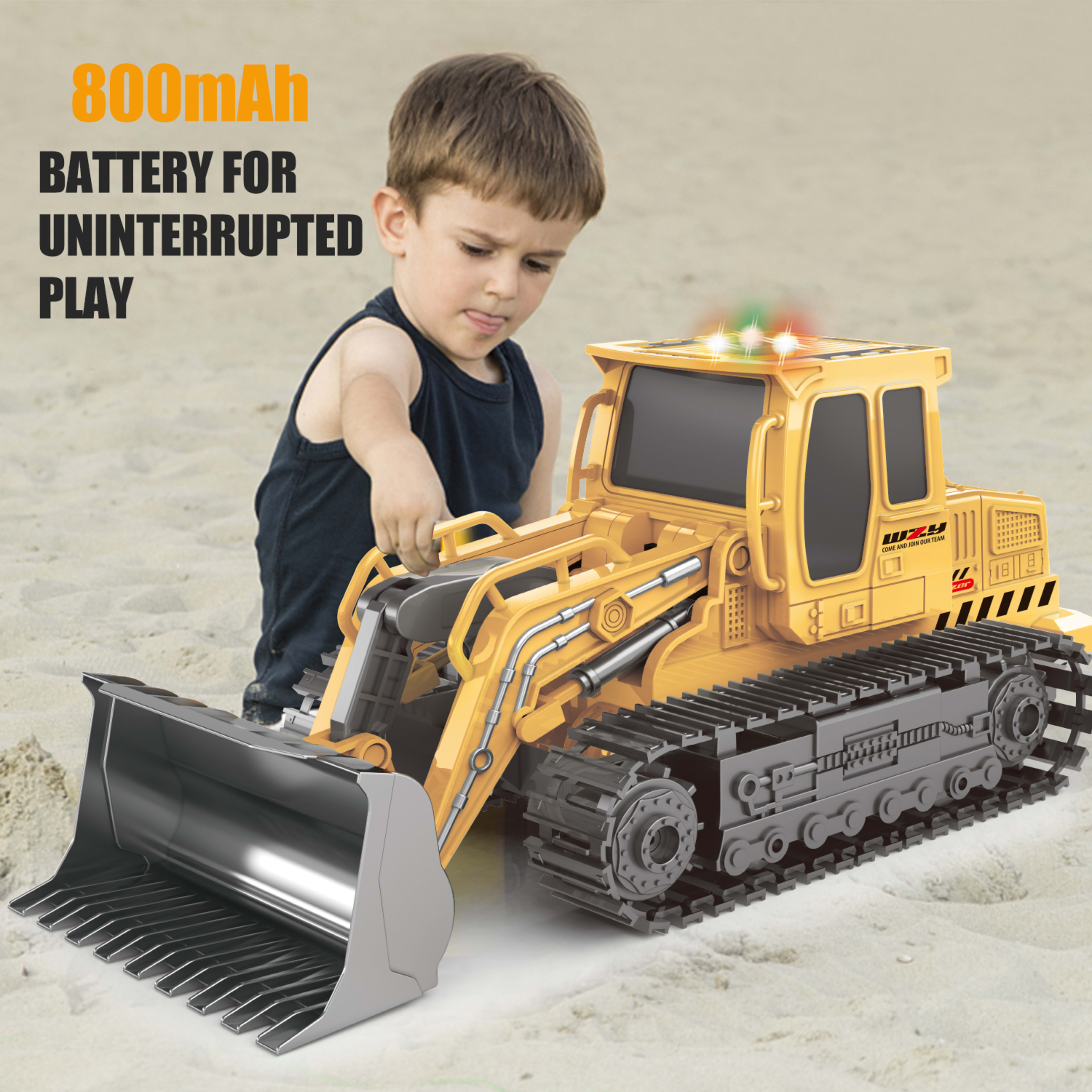 2025 Remote-controlled Engineering Vehicle Toy Bulldozer Excavator Kids Gifts 2