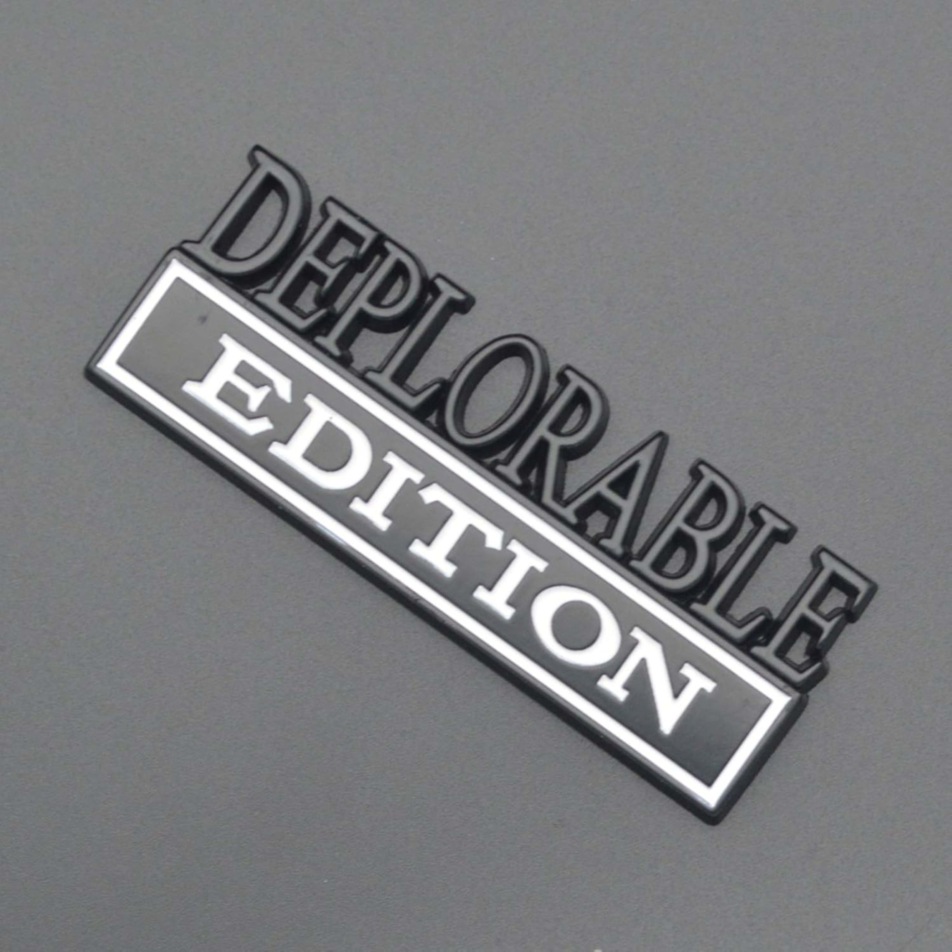 2pcs Deplorable Edition Emblems, Emblem 3D Badge Decal Car Truck SUV,Refrigerator Sticker,Window Display Stickers,Bicycl 6