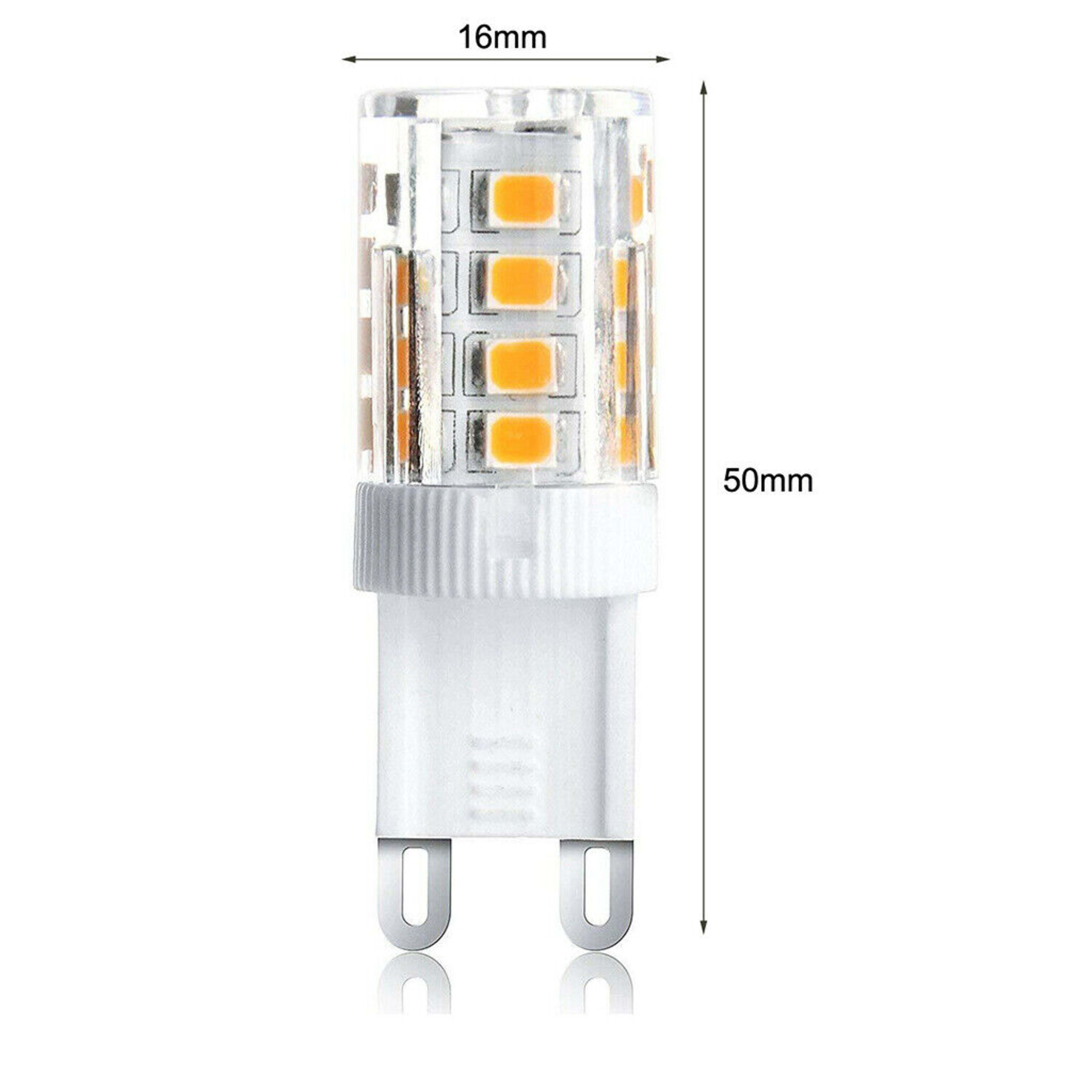 10 X G9 LED BULB 5W COOL WHITE CAPSULE LAMP REPLACE 40W HALOGEN LIGHT BULBS 230V 1