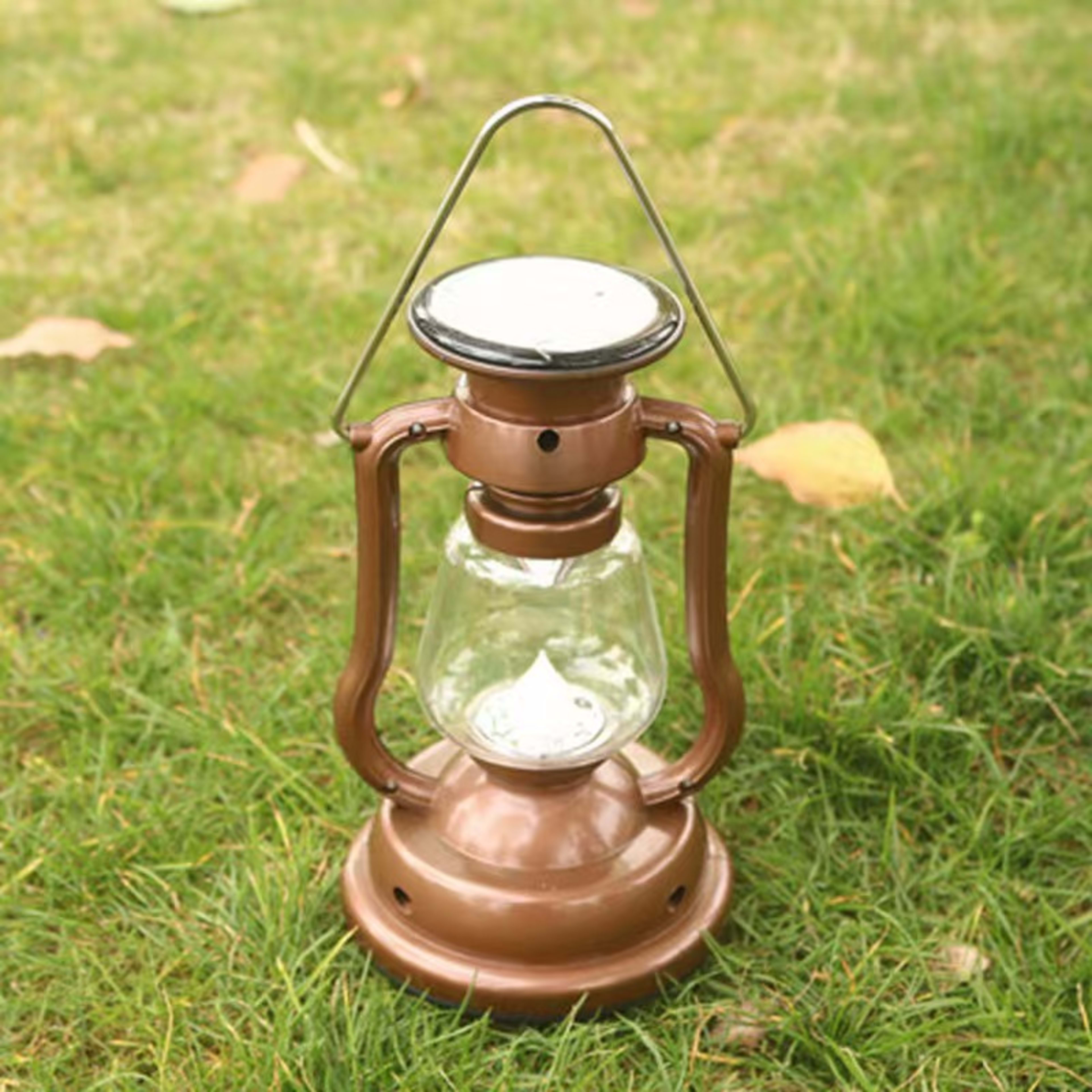 Hand-crank Charging Solar Camping Lantern, Antique-Style Horse Lamp, Outdoor Tent Light, Portable Handheld Camping Lamp, 2