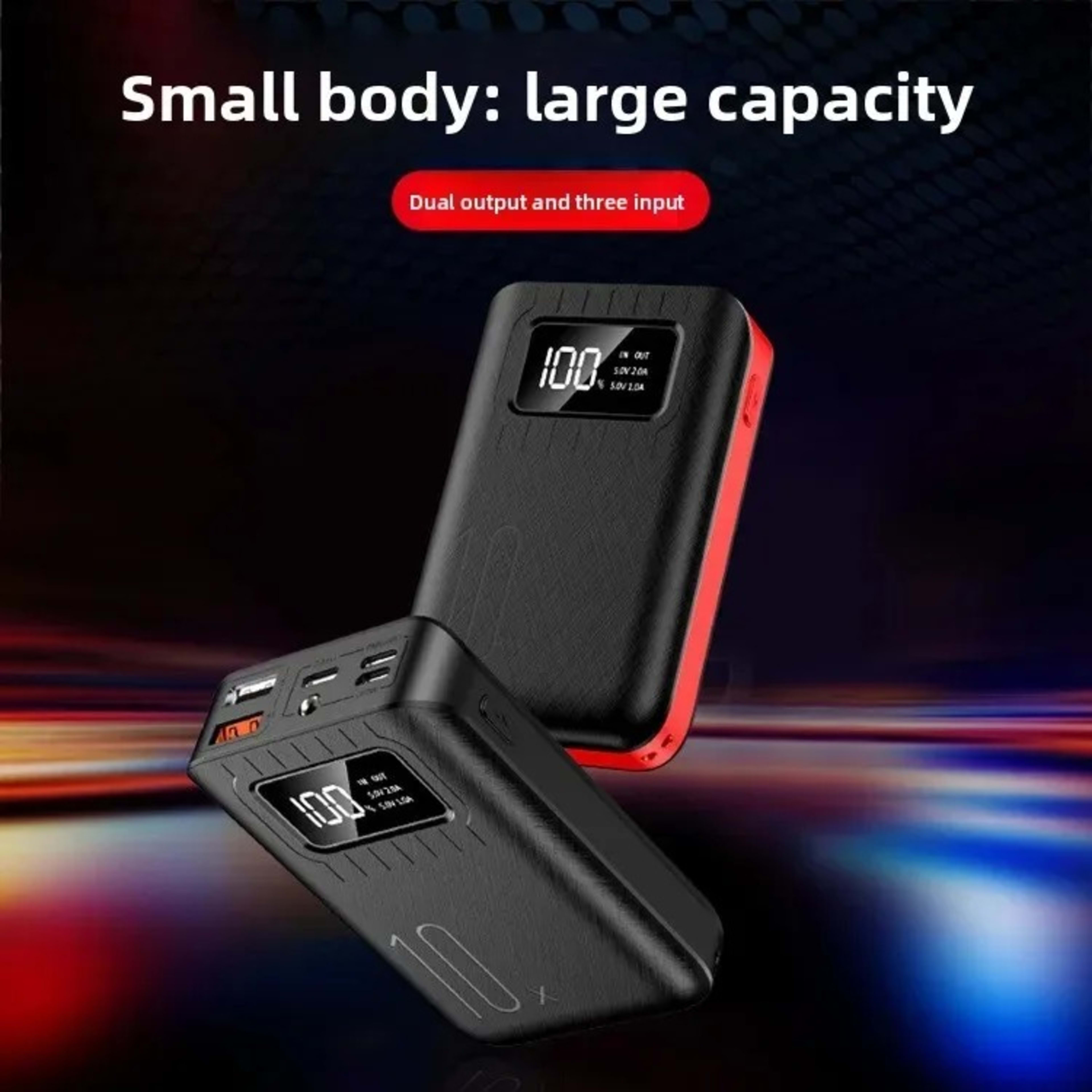 Portable Power Bank With High Capacity 10000 MAhAnd Fast Charging Function, Compatible With IPhone And Samsung. 15