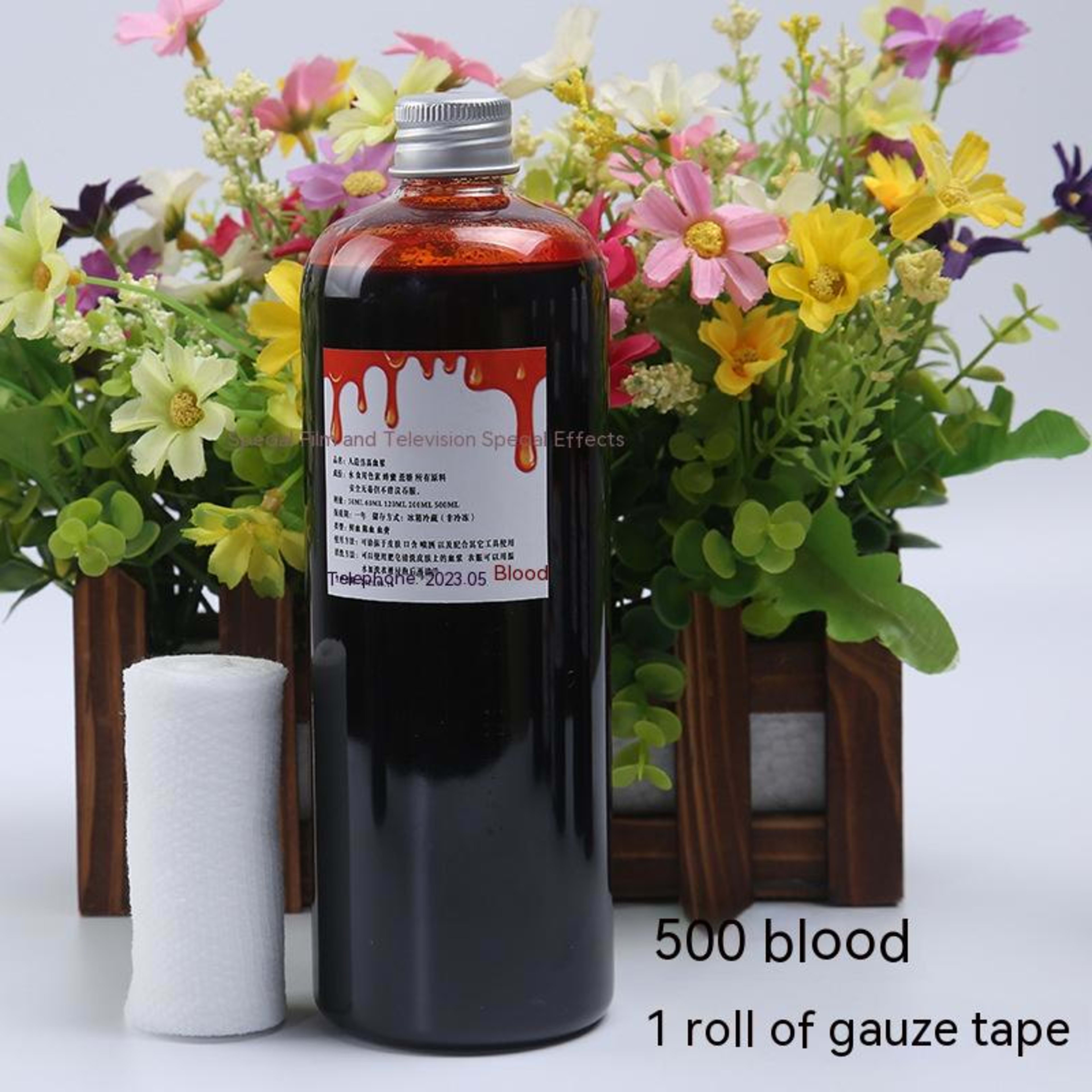 Halloween Decoration Plasma Fake Blood Capsule Simulation Props 8