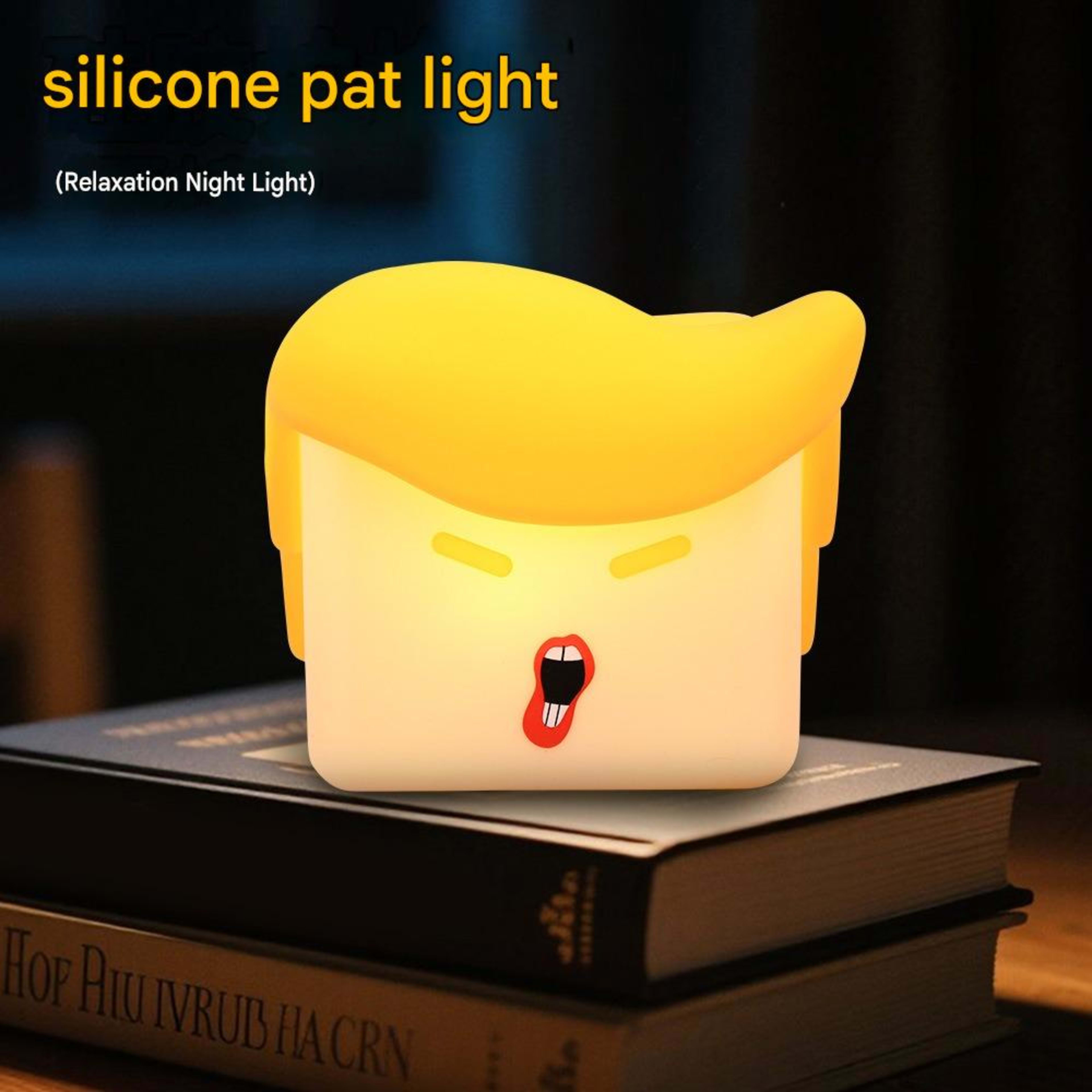 Silicone Pat Light Duck Sleeping Light USB Rechargeable Atmosphere Light Birthday Gift Three-speed Bedroom Bedside Light 2