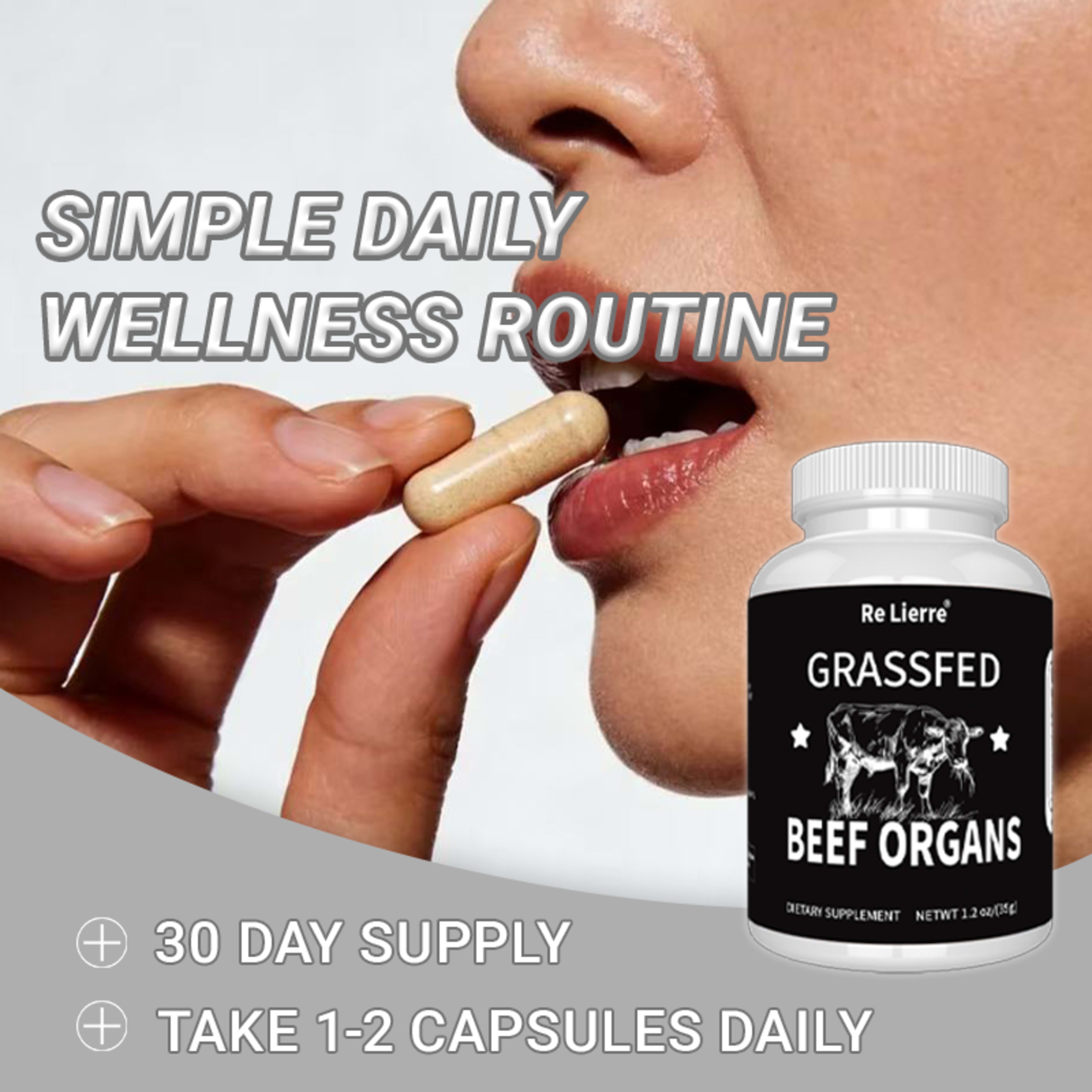 Ancestral Supplements Grass Fed Beef Organ Supplement 5