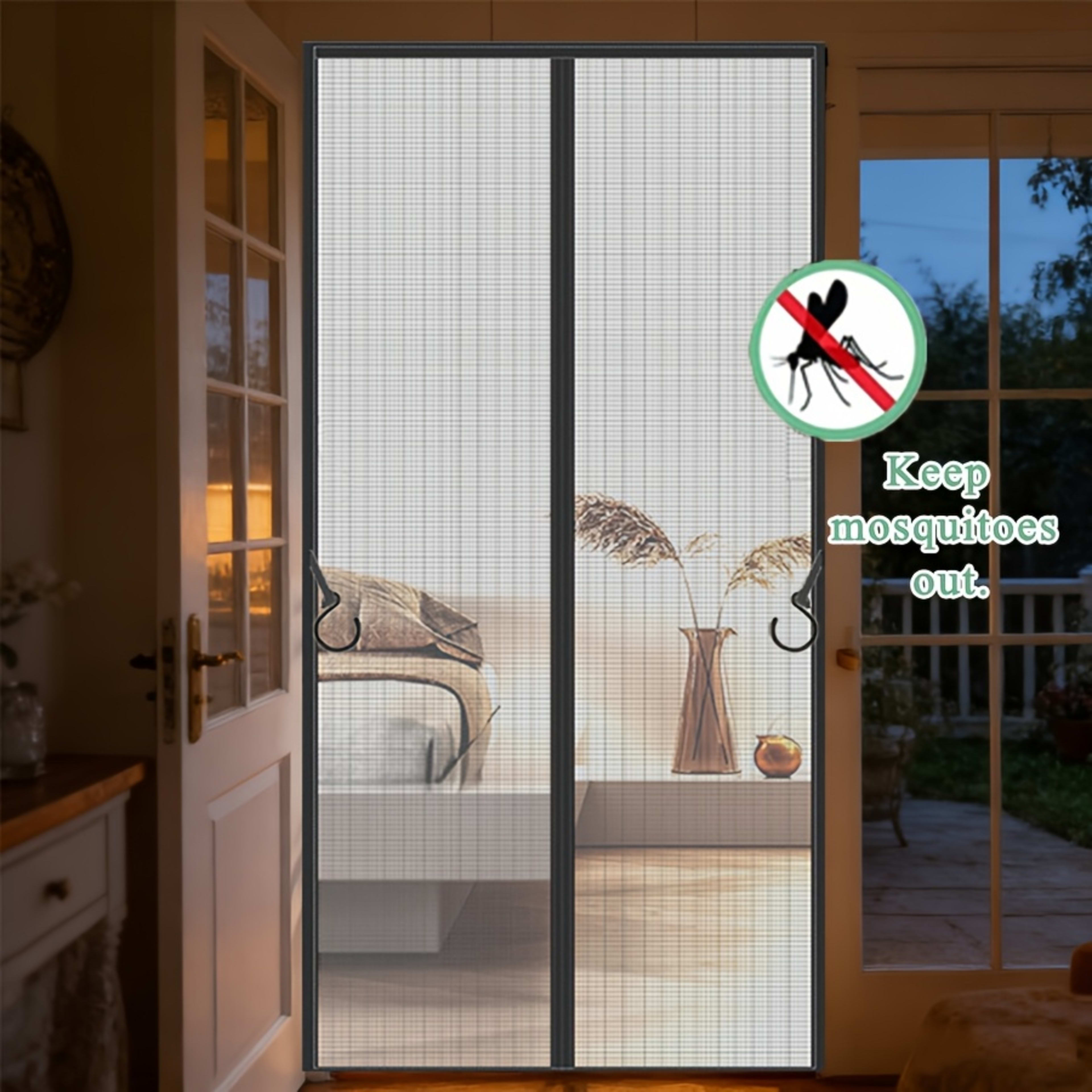 The Magnetic Screen Door Comes With Strong Adhesive Velcro, Easy To Install Without Tools. The Fine Mesh Keeps Out Mosqu 9