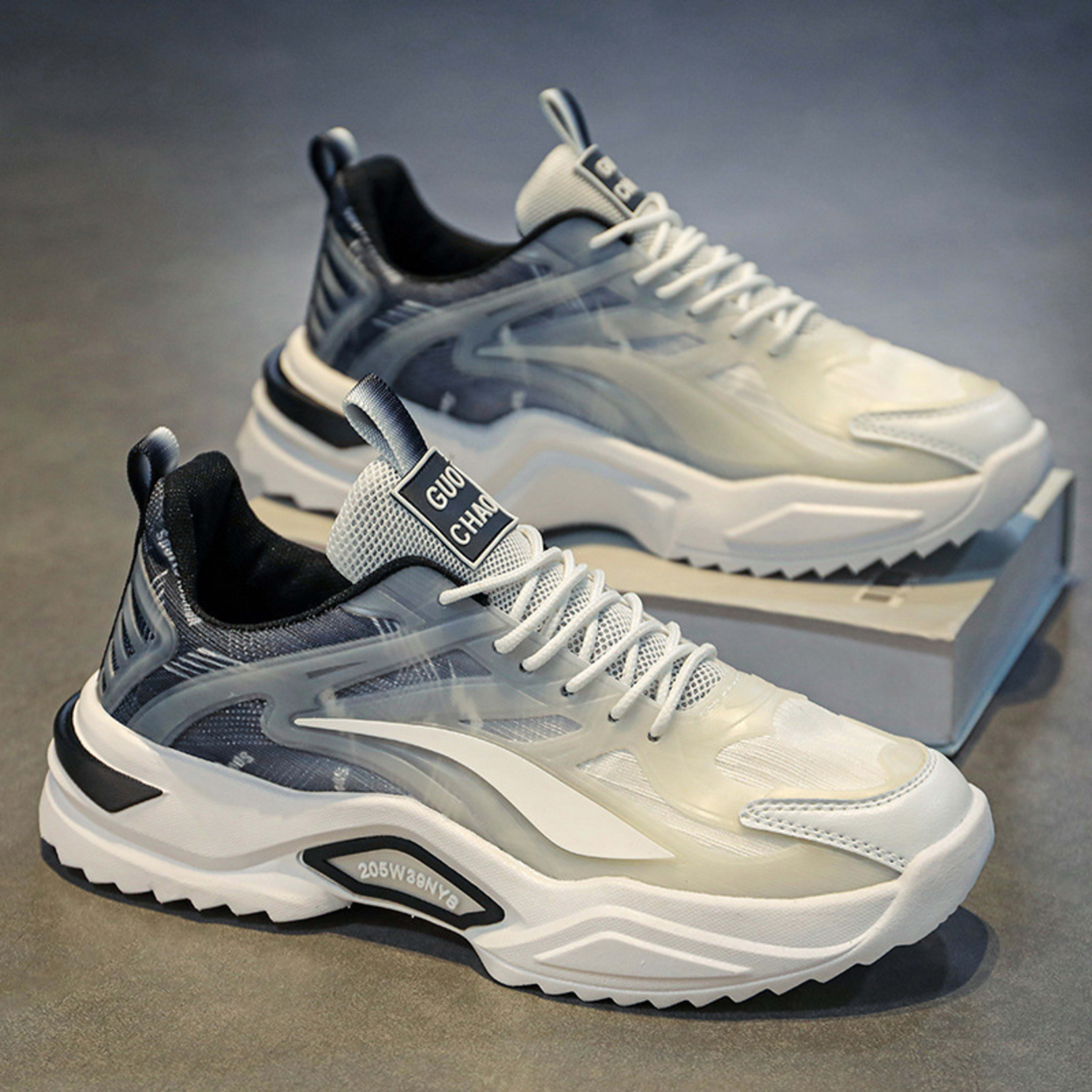 Lace-up Dad Shoes Fashion Thick-soled Sports Shoes Casual Breathable Sneakers For Men 6