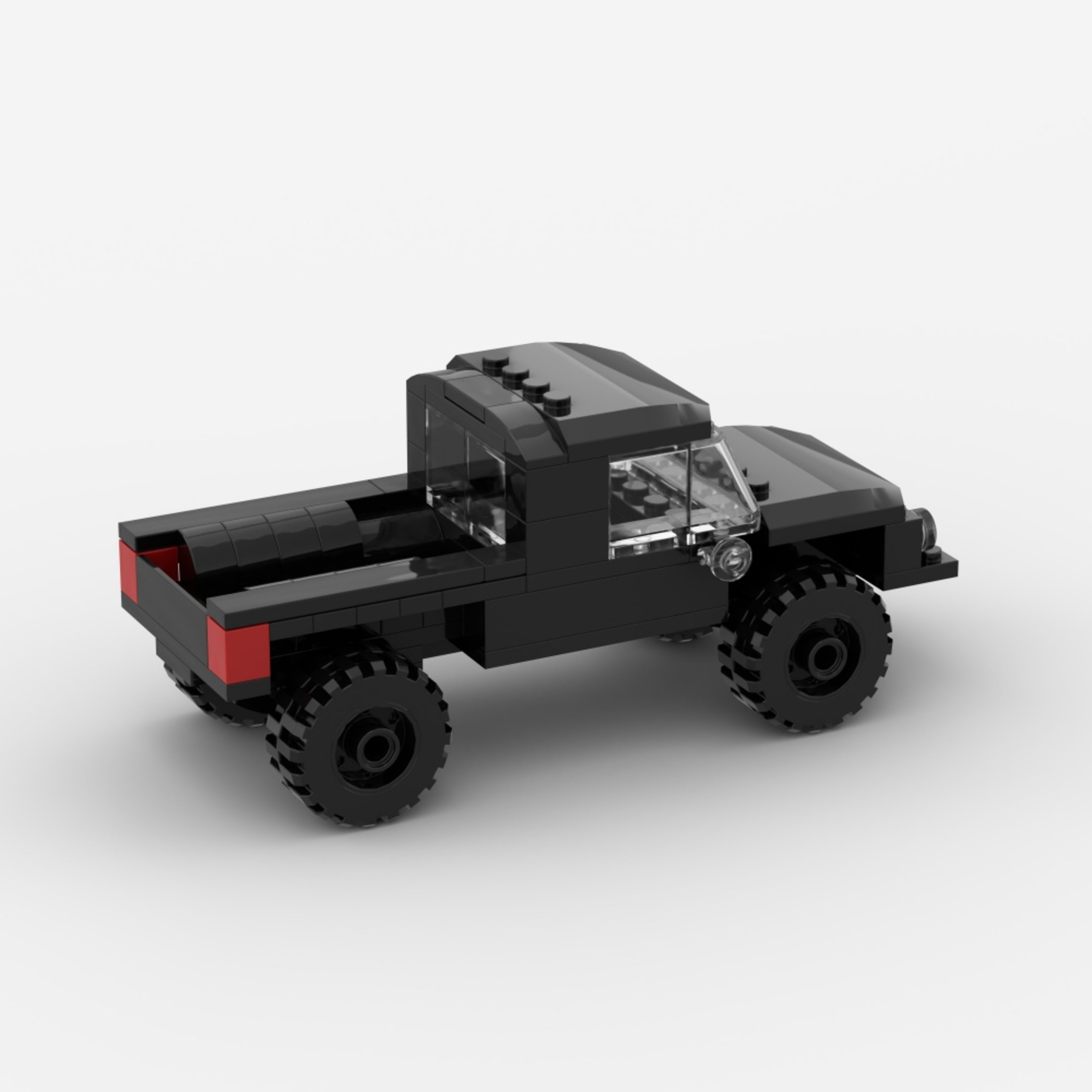 85PCS Off-Road Pickup Truck Building Blocks, Mini Off-Roader Vehicle Toy Gift For Boys Girls And Adults 5