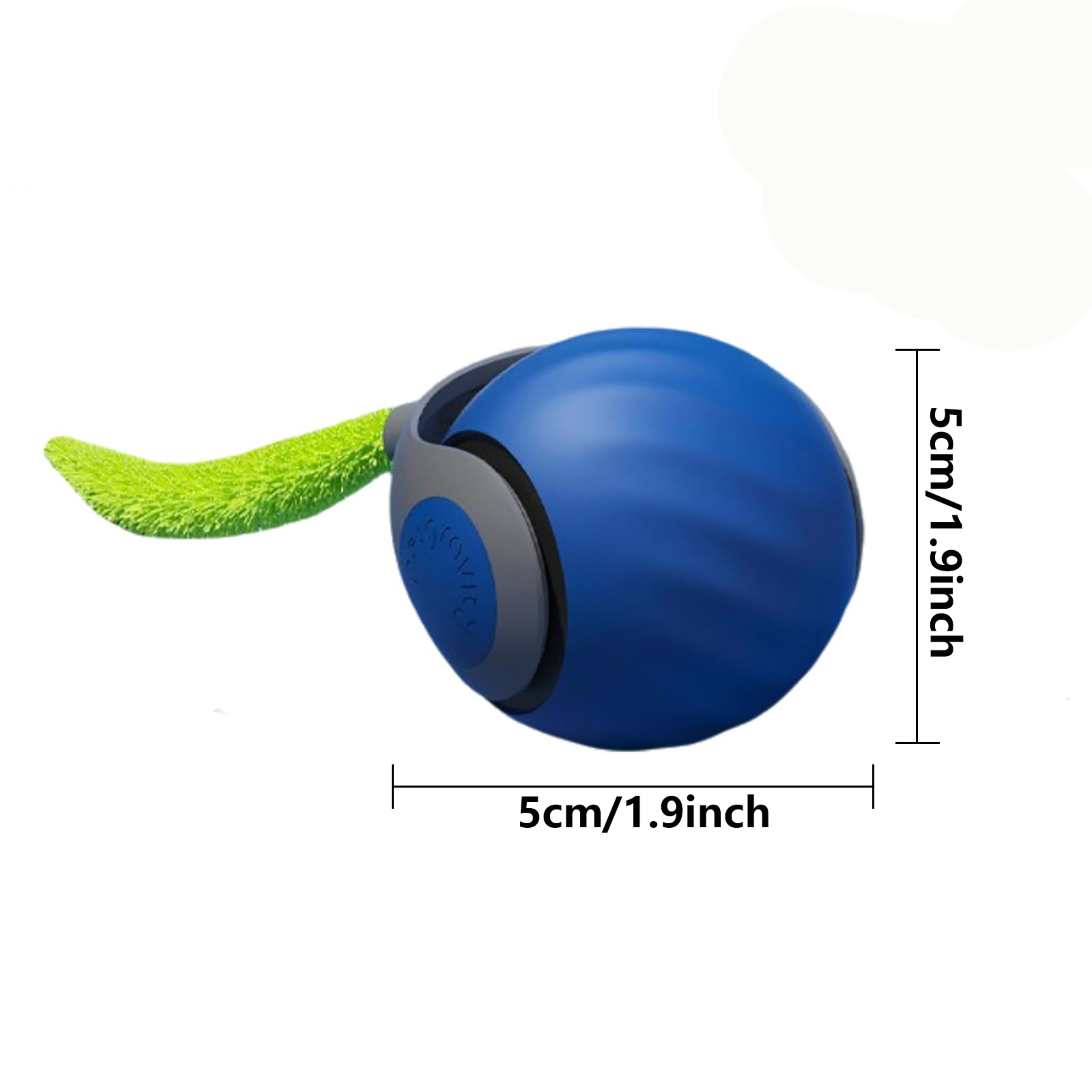 Interactive Cat Toy Ball - Automatic Interactive Cat Toys For Indoor Cats, Rechargeable 2 Speeds Enrichment Toys With 2  4
