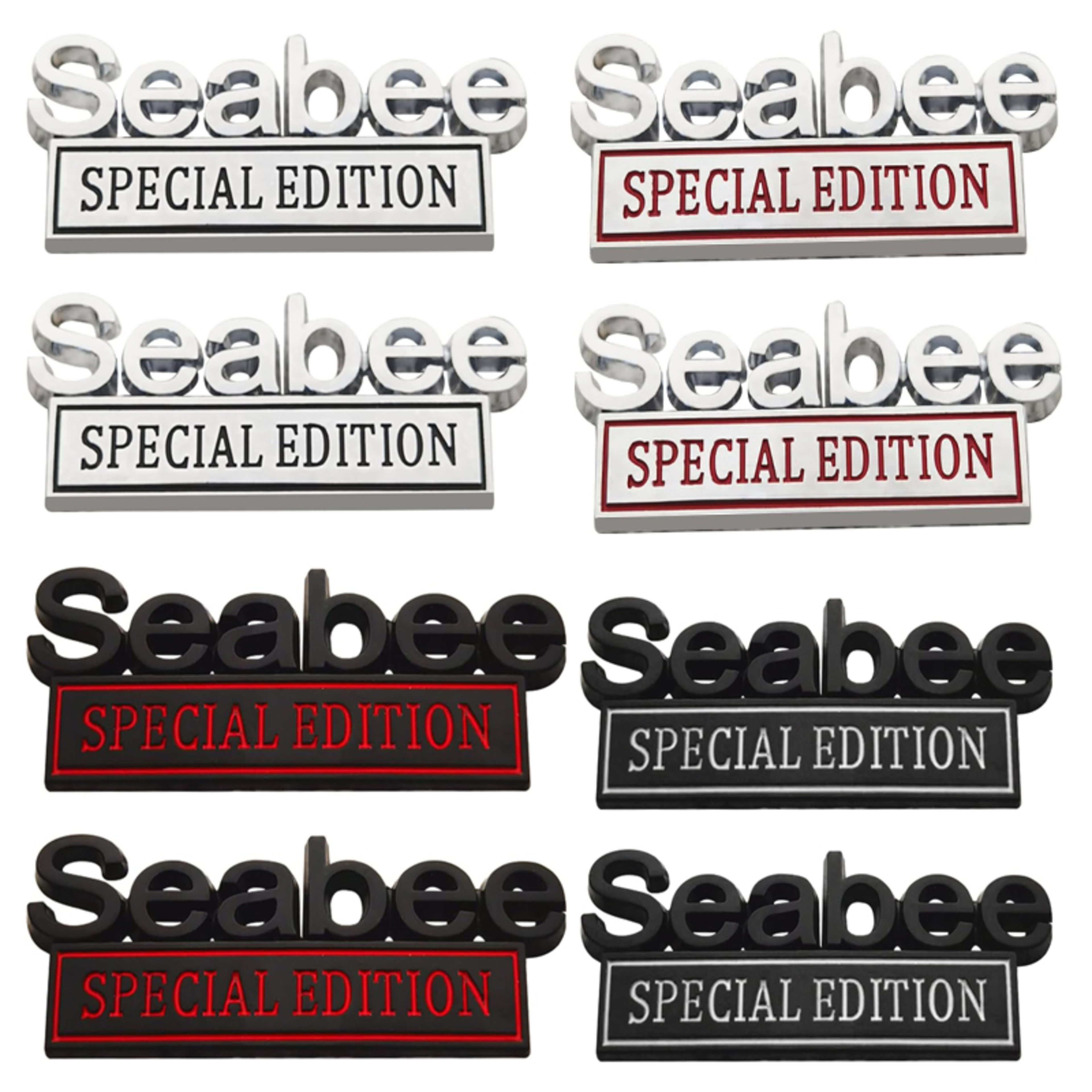 2pack Seabee Special Edition Emblems, Seabee Emblem 3D Badge Decal Car Truck SUV,Refrigerator Sticker,Window Display Sti 5