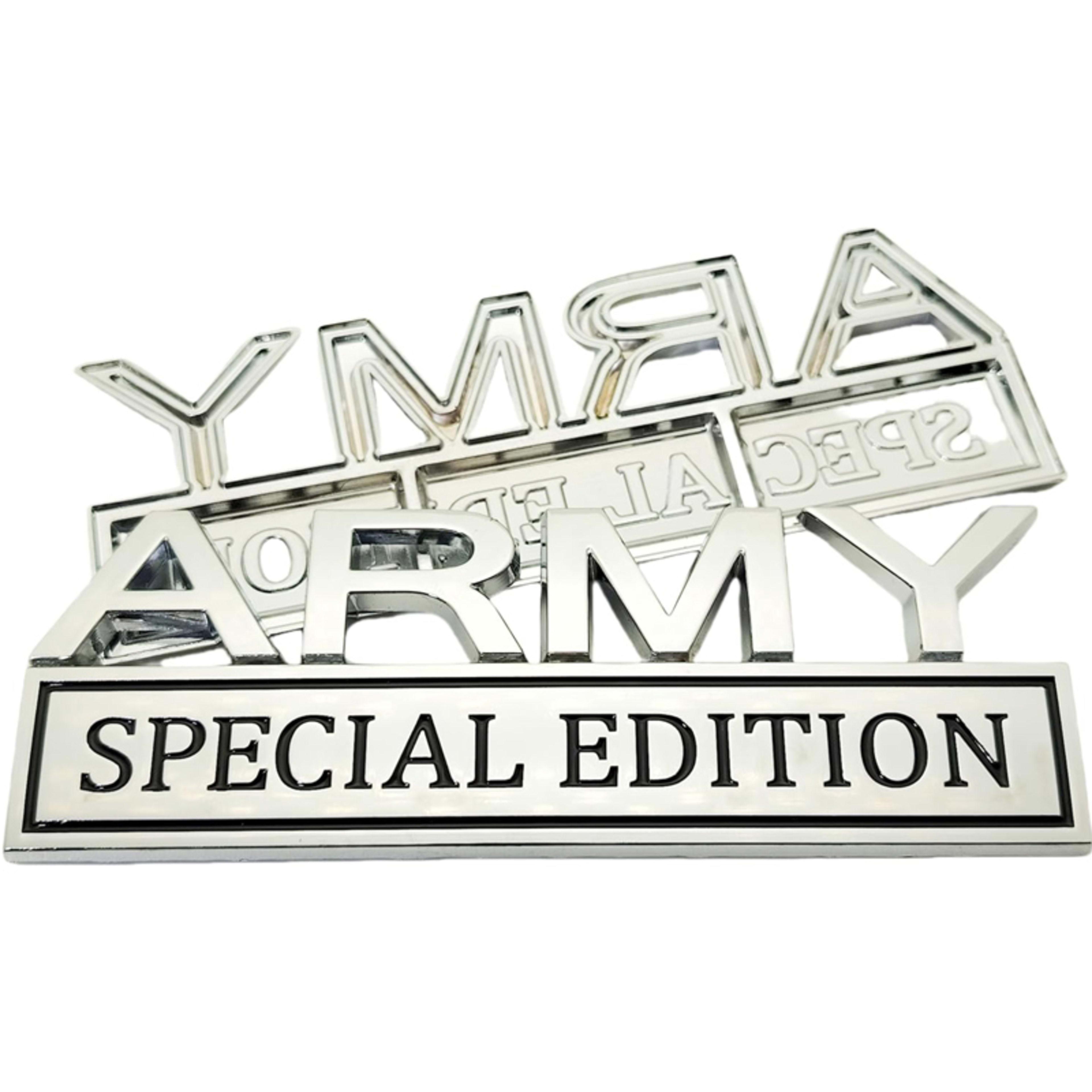 2pack Army Special Edition Emblems, Army Car Emblem 3D Badge Decal Car Truck SUV,Refrigerator Sticker,Window Display Sti 15
