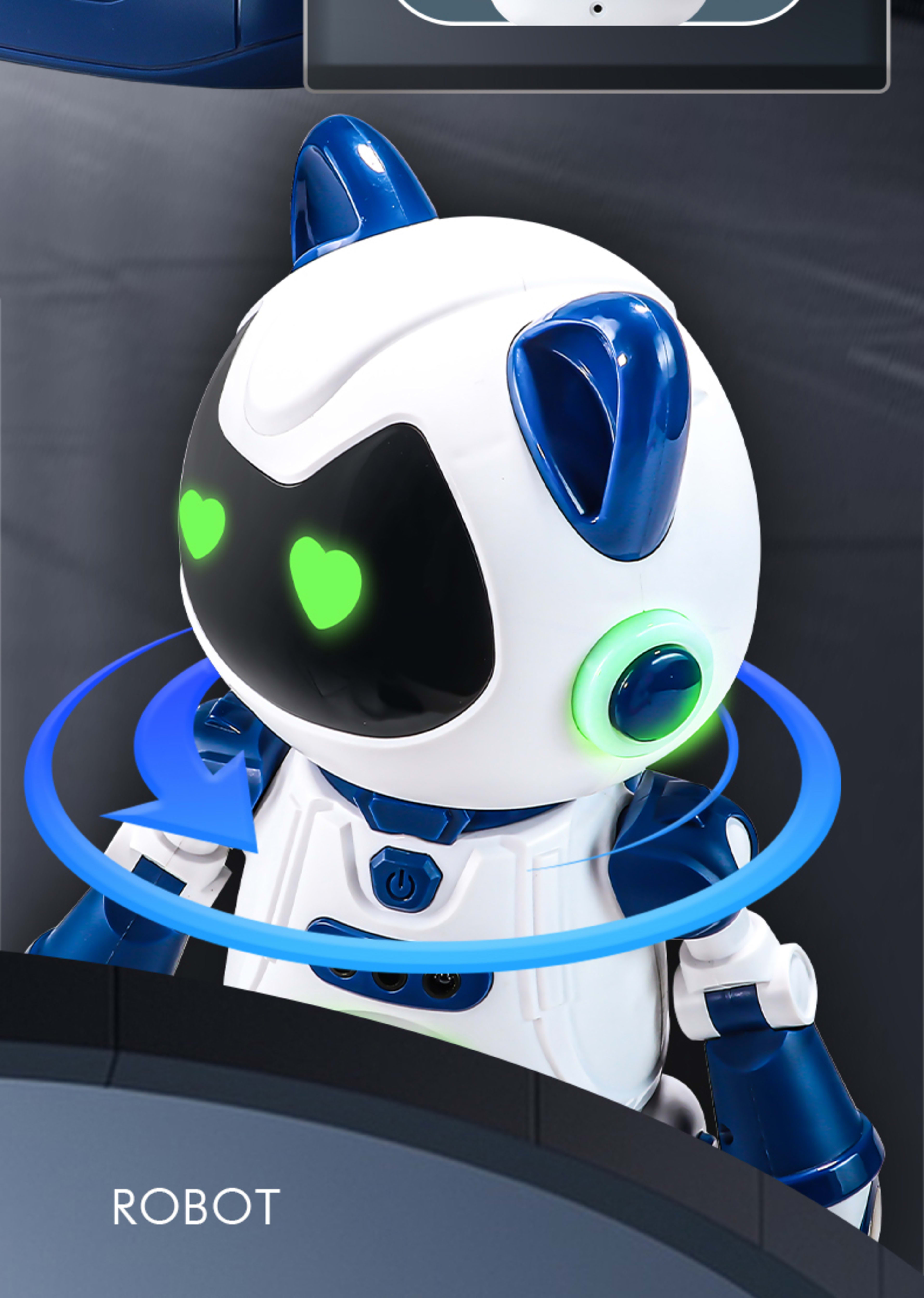 Intelligent Programming Gesture Induction Robot Spray Cool Breathing Lamp Children's Toys 7
