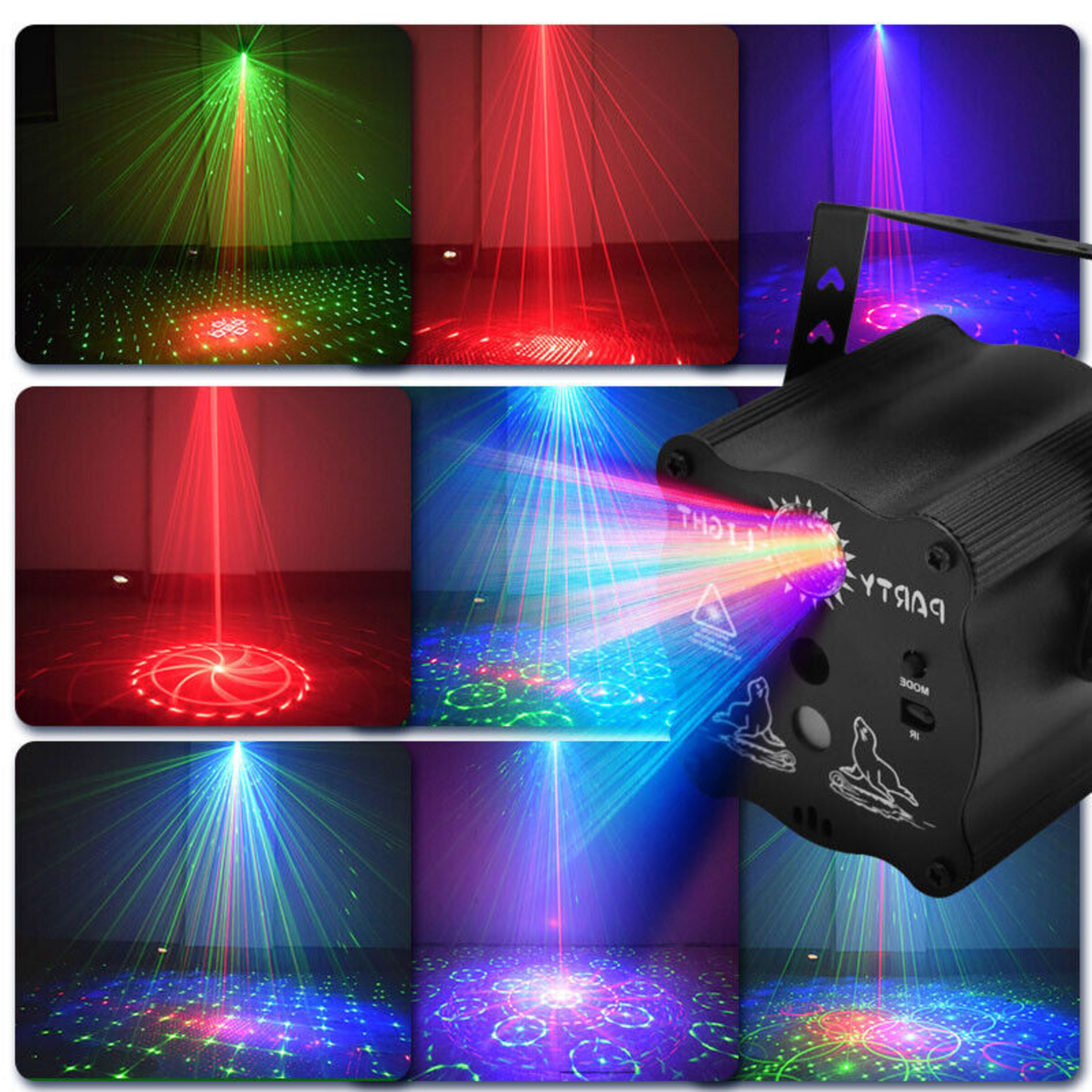 240 Patterns Laser Projector Stage Light LED RGB Party KTV Club USB Disco Light 1
