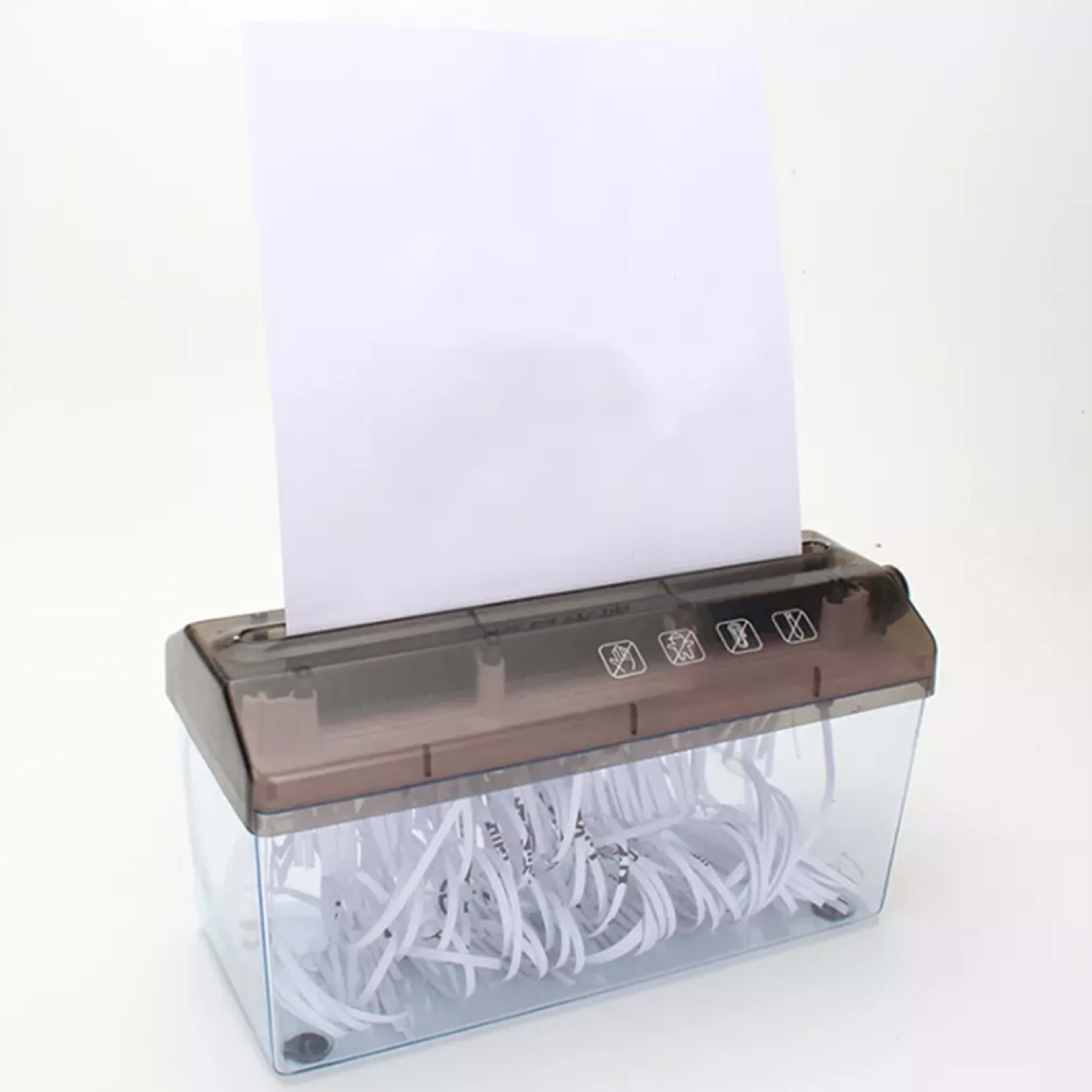 Portable A6 A4 Paper Hand Shredder Manual Straight Cut Home Office 4